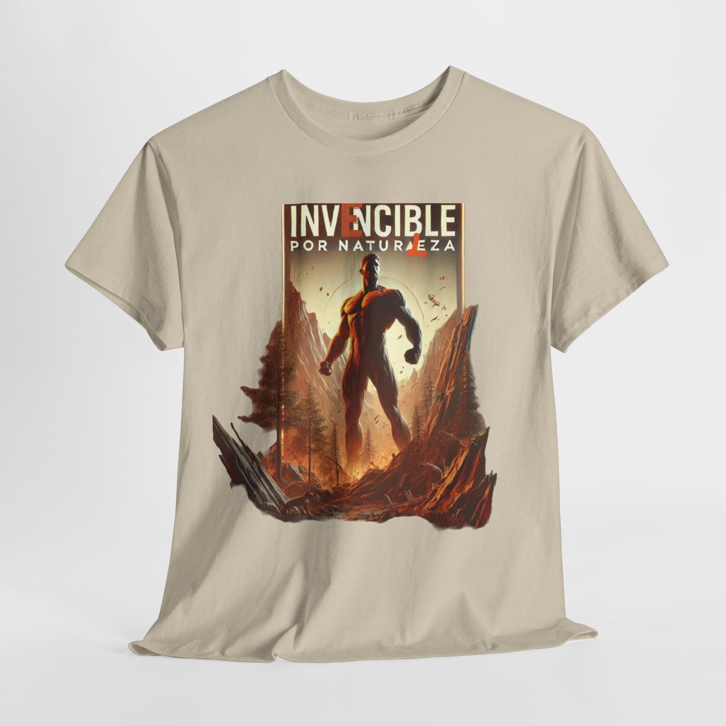 CAMISETA HOMBRE ALFA "INVENCIBLE POR NATURALEZA".(EUROPA).
