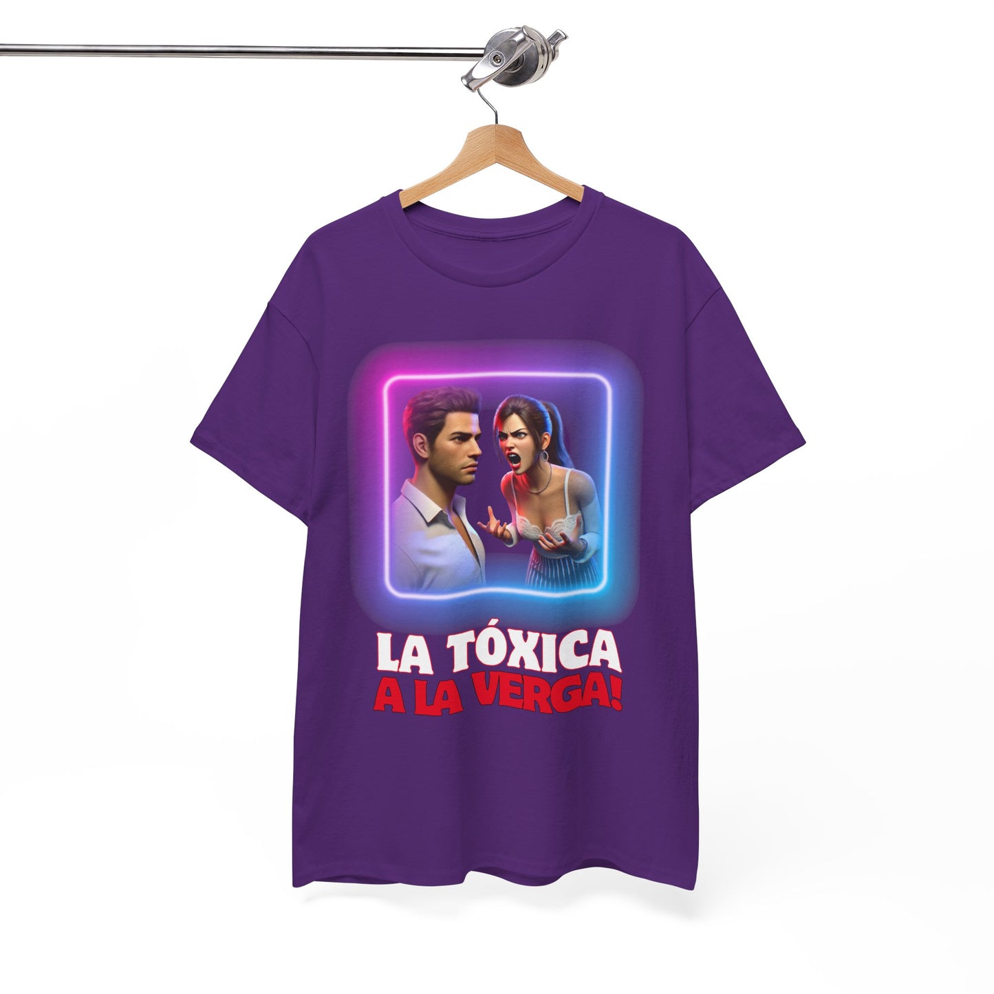 CAMISETA HOMBRE ALFA "LA TÓXICA A LA VERGA".(EUROPA).