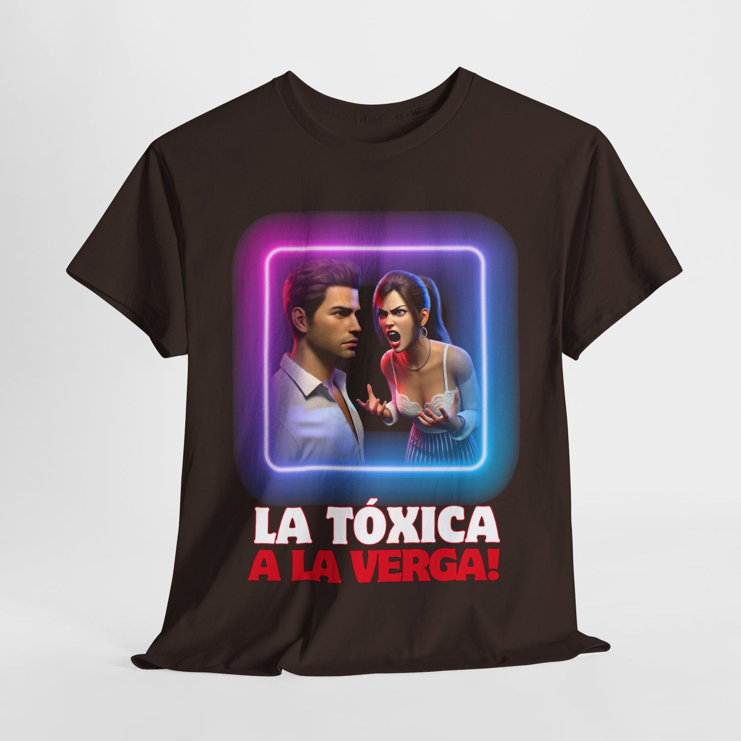 CAMISETA HOMBRE ALFA "LA TÓXICA A LA VERGA".(EUROPA).