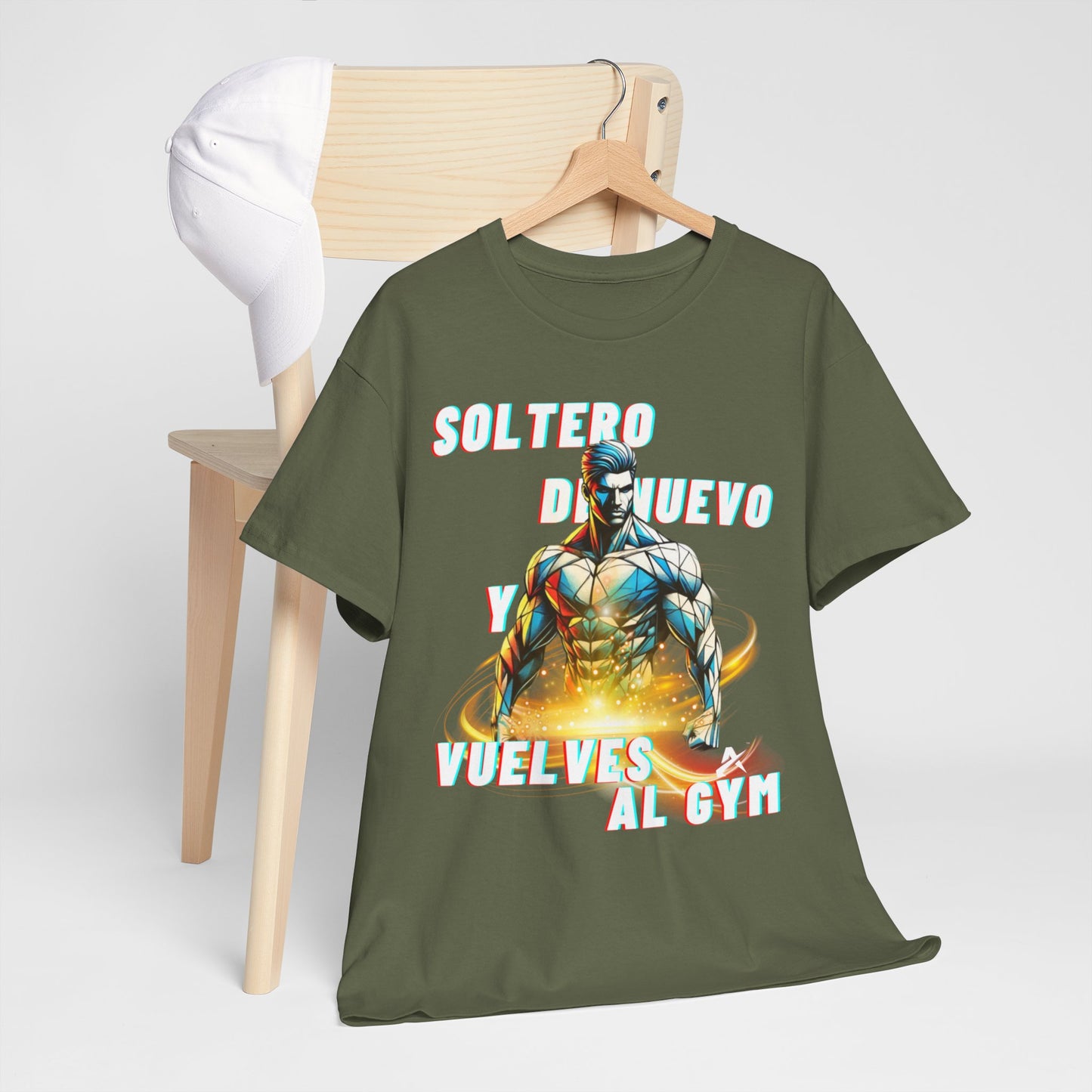 CAMISETA HOMBRE ALFA "SOLTERO DE NUEVO.."(EUROPA)