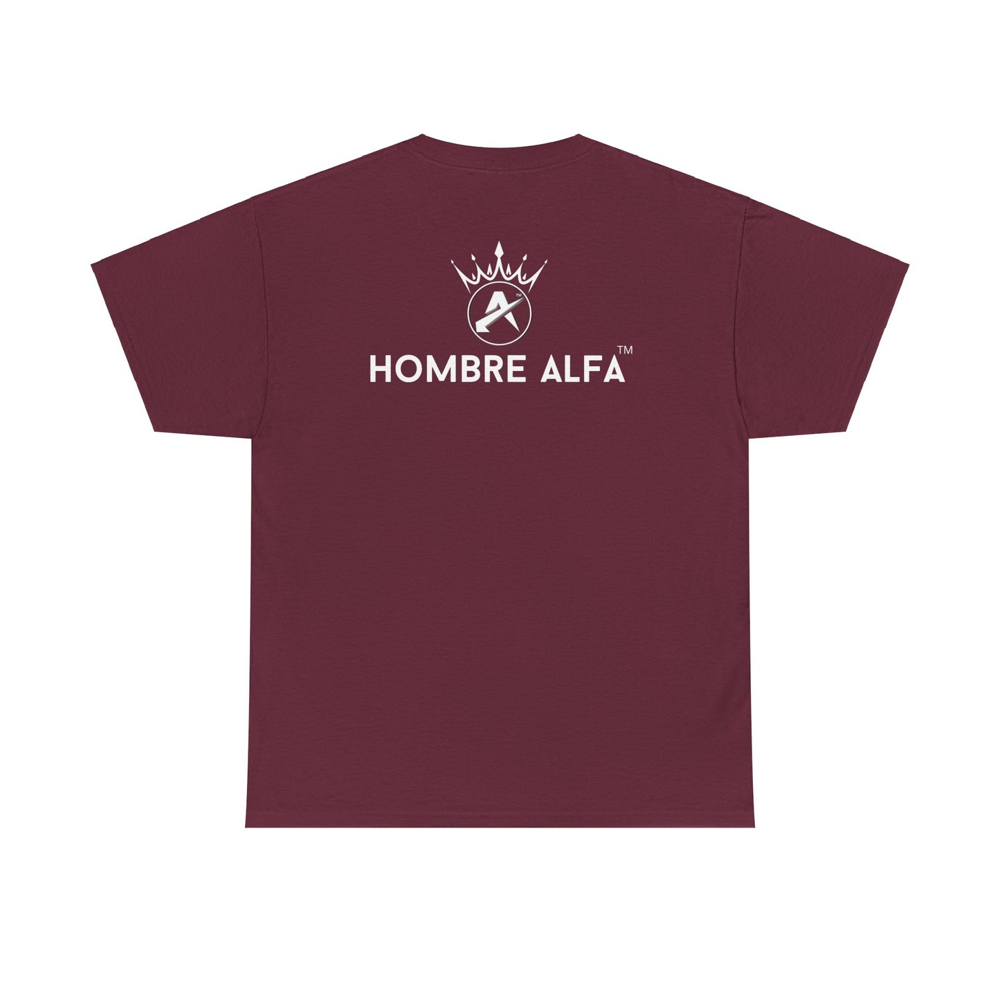 CAMISETA HOMBRE ALFA "LA PARTIDA TERMINA CUANDO CAE EL REY".(EUROPA)