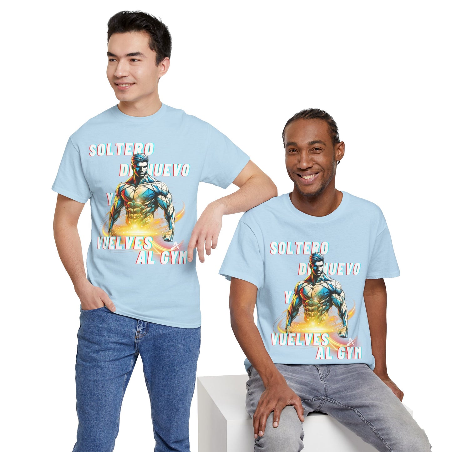 CAMISETA HOMBRE ALFA "SOLTERO DE NUEVO.."(EUROPA)