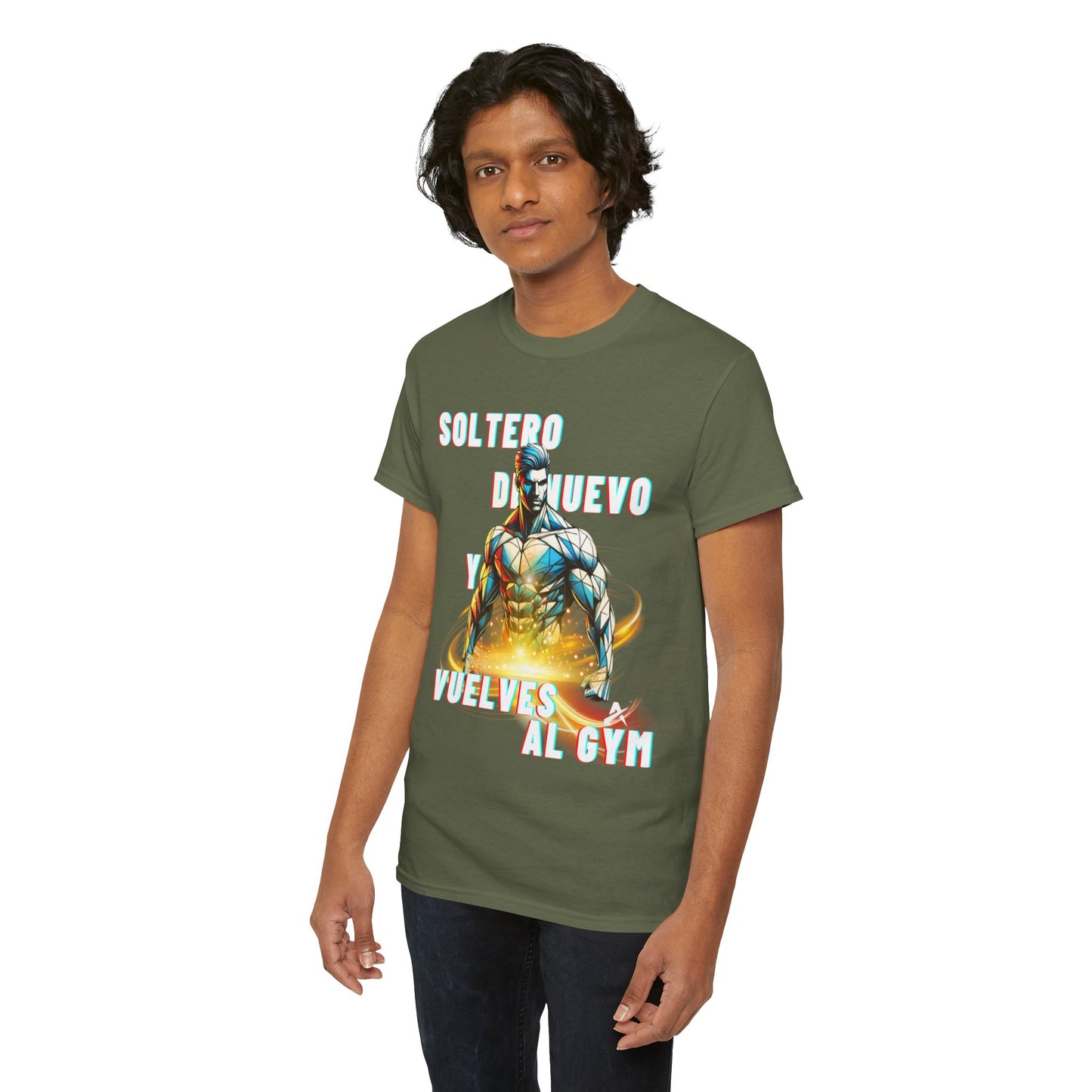 CAMISETA HOMBRE ALFA "SOLTERO DE NUEVO.."(EUROPA)