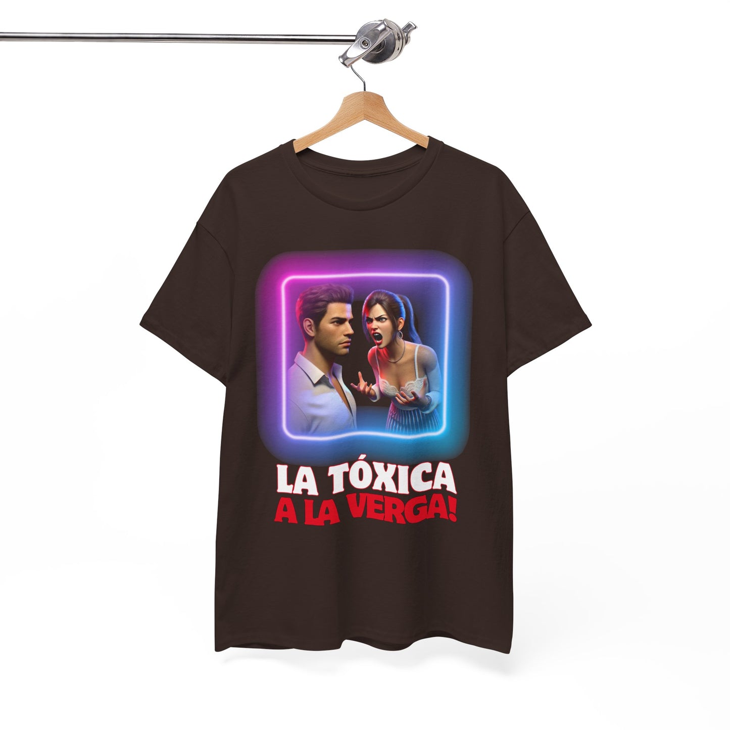 CAMISETA HOMBRE ALFA "LA TÓXICA A LA VERGA".(EUROPA).