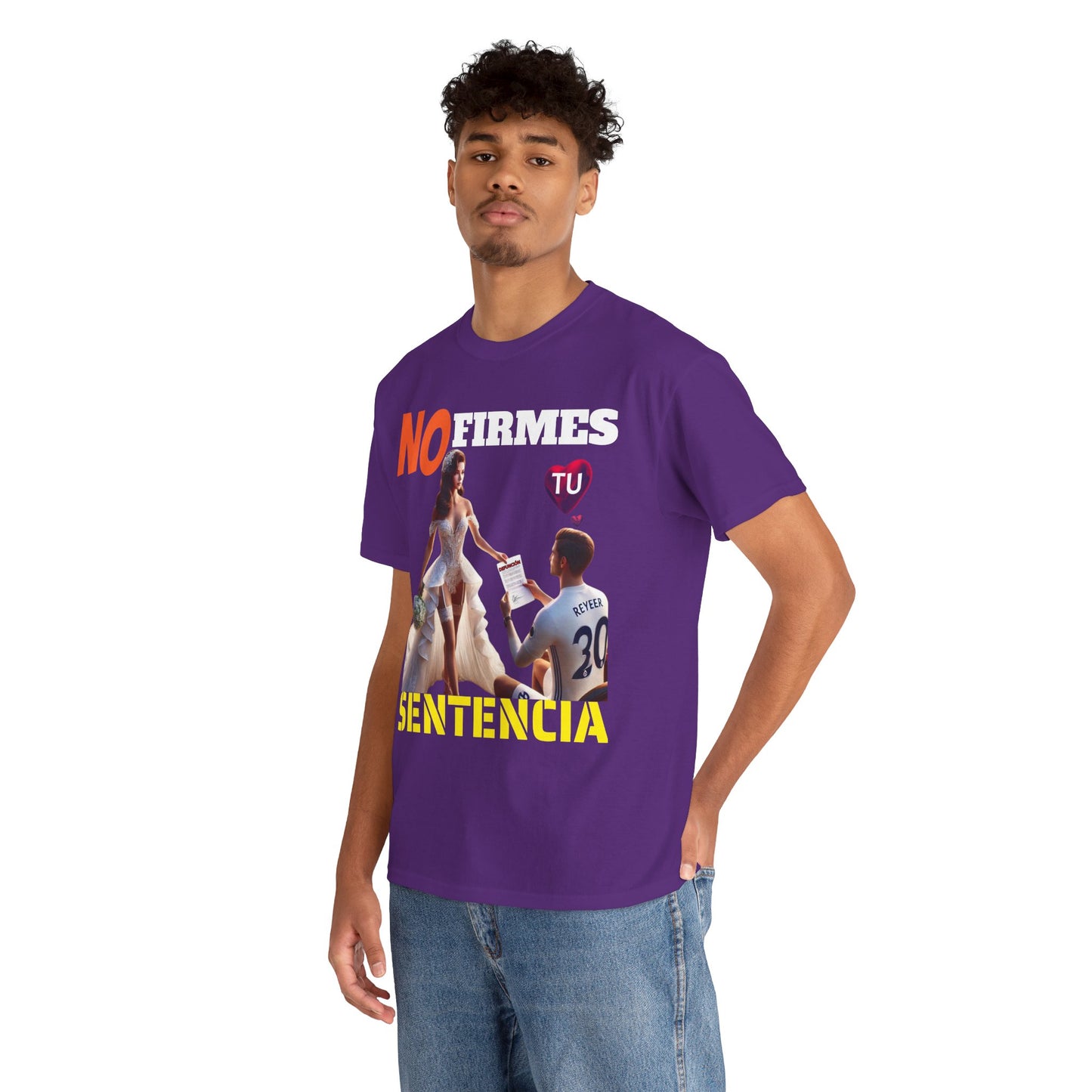 CAMISETA HOMBRE ALFA "NO FIRMES TU SENTENCIA".(EUROPA)