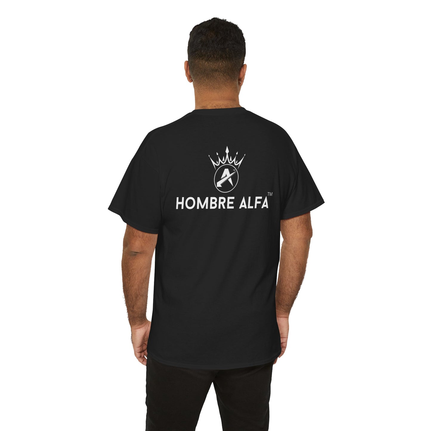 CAMISETA HOMBRE ALFA "LA PARTIDA TERMINA CUANDO CAE EL REY".(EUROPA)
