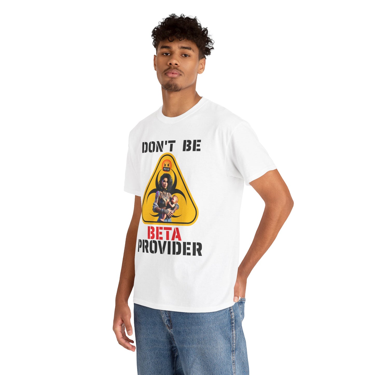 CAMISETA HOMBRE ALFA "DON'T BE BETA PROVIDER"(USA).