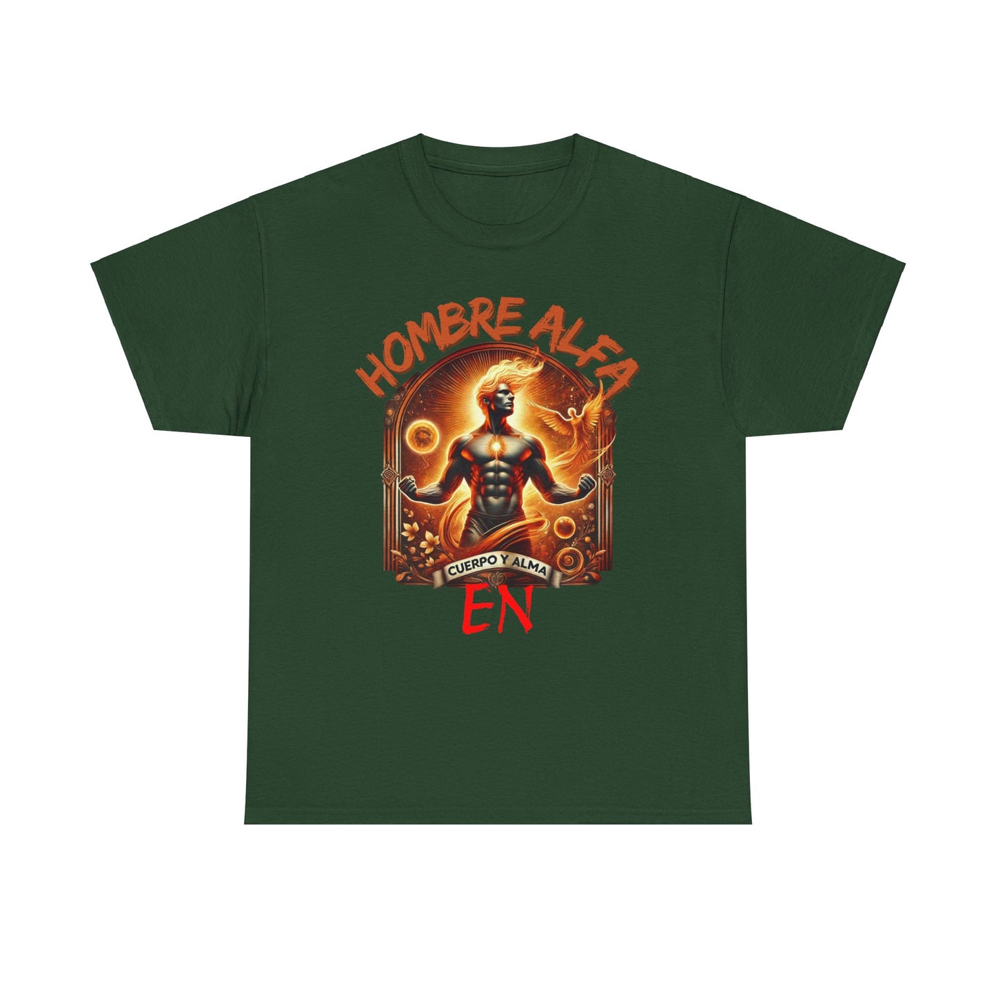 CAMISETA HOMBRE ALFA " EN CUERPO Y ALMA".(USA).