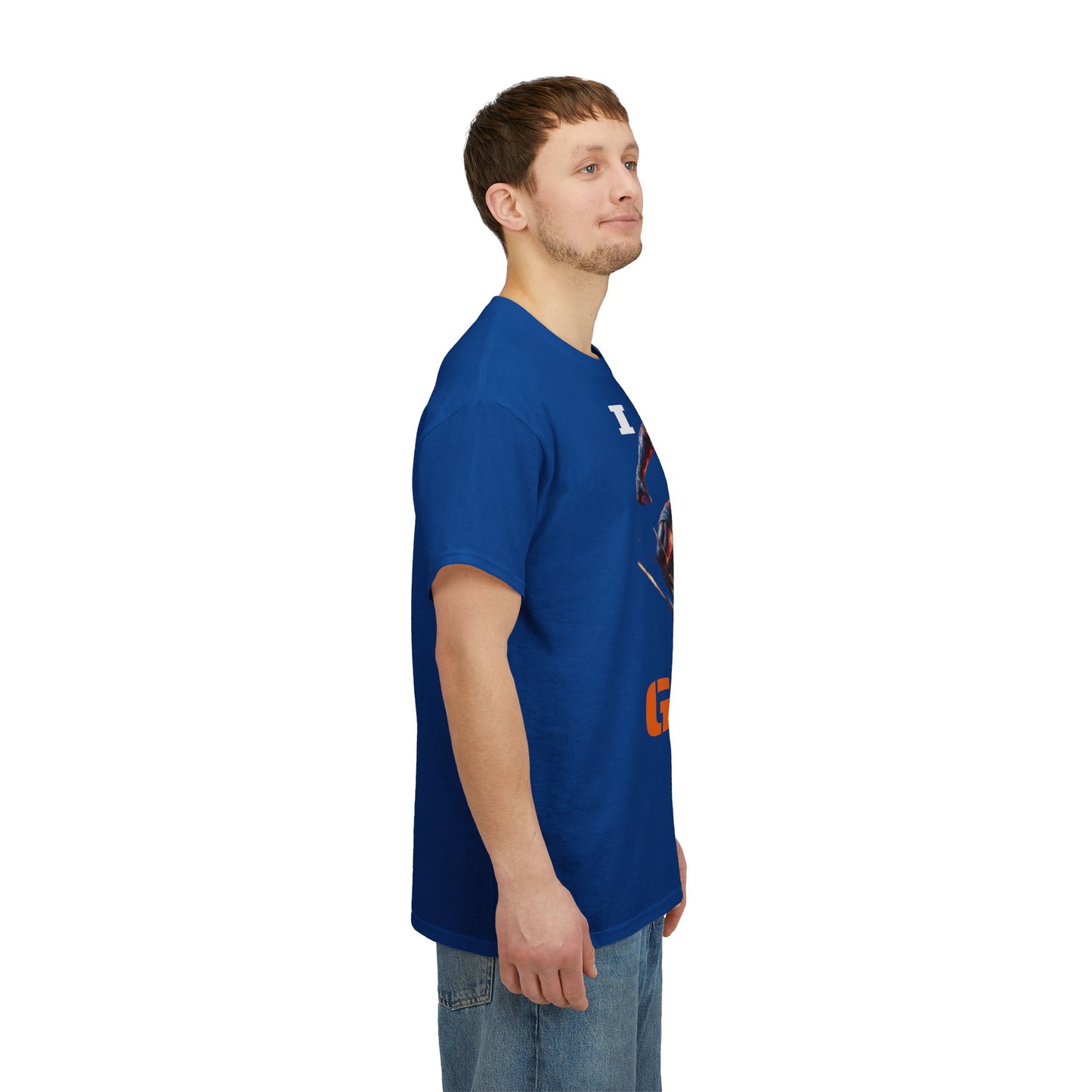 CAMISETA HOMBRE ALFA "I NEVER GIVE UP".(USA).