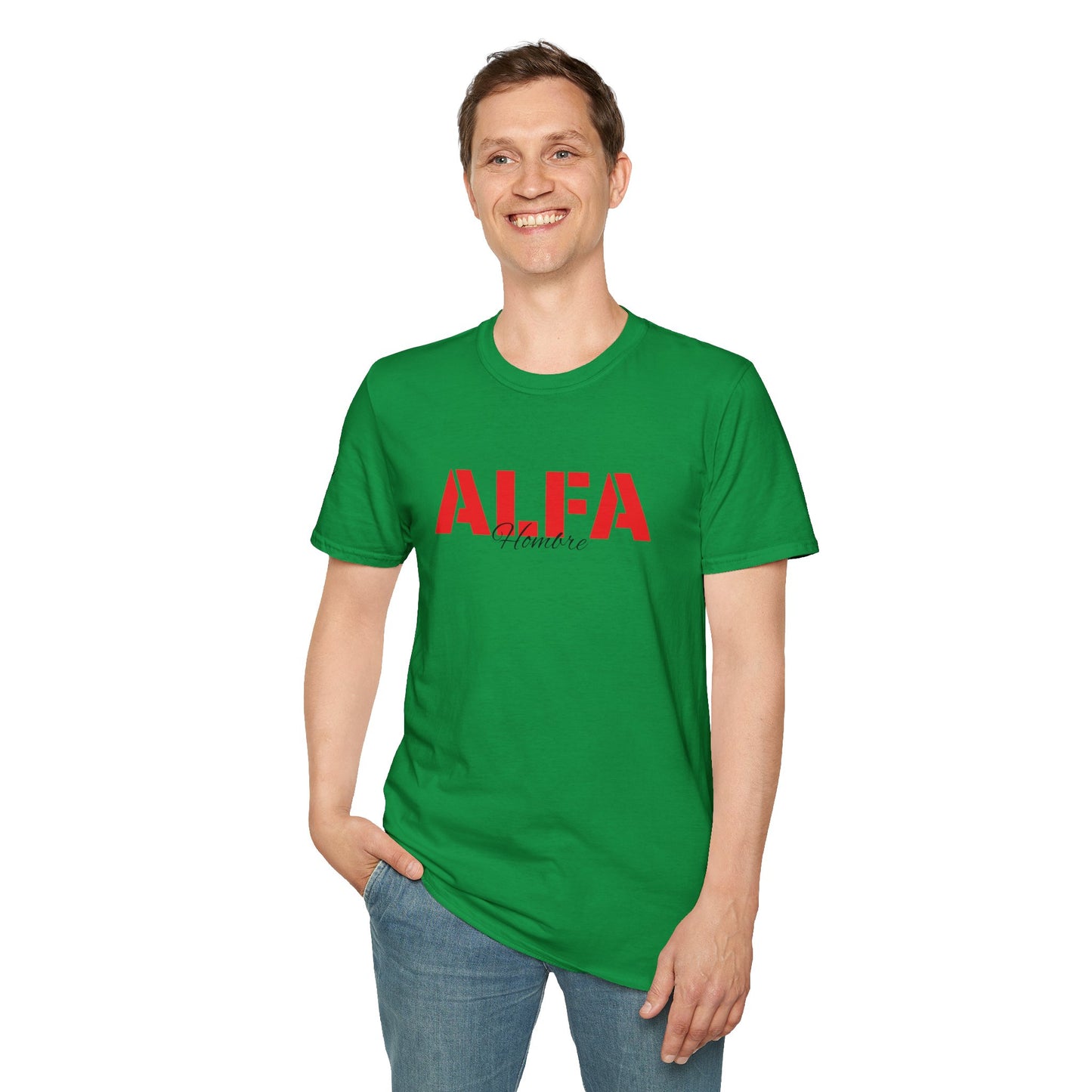 CAMISETA HOMBRE ALFA "TEXTSARAI FRONT" (EUROPA).