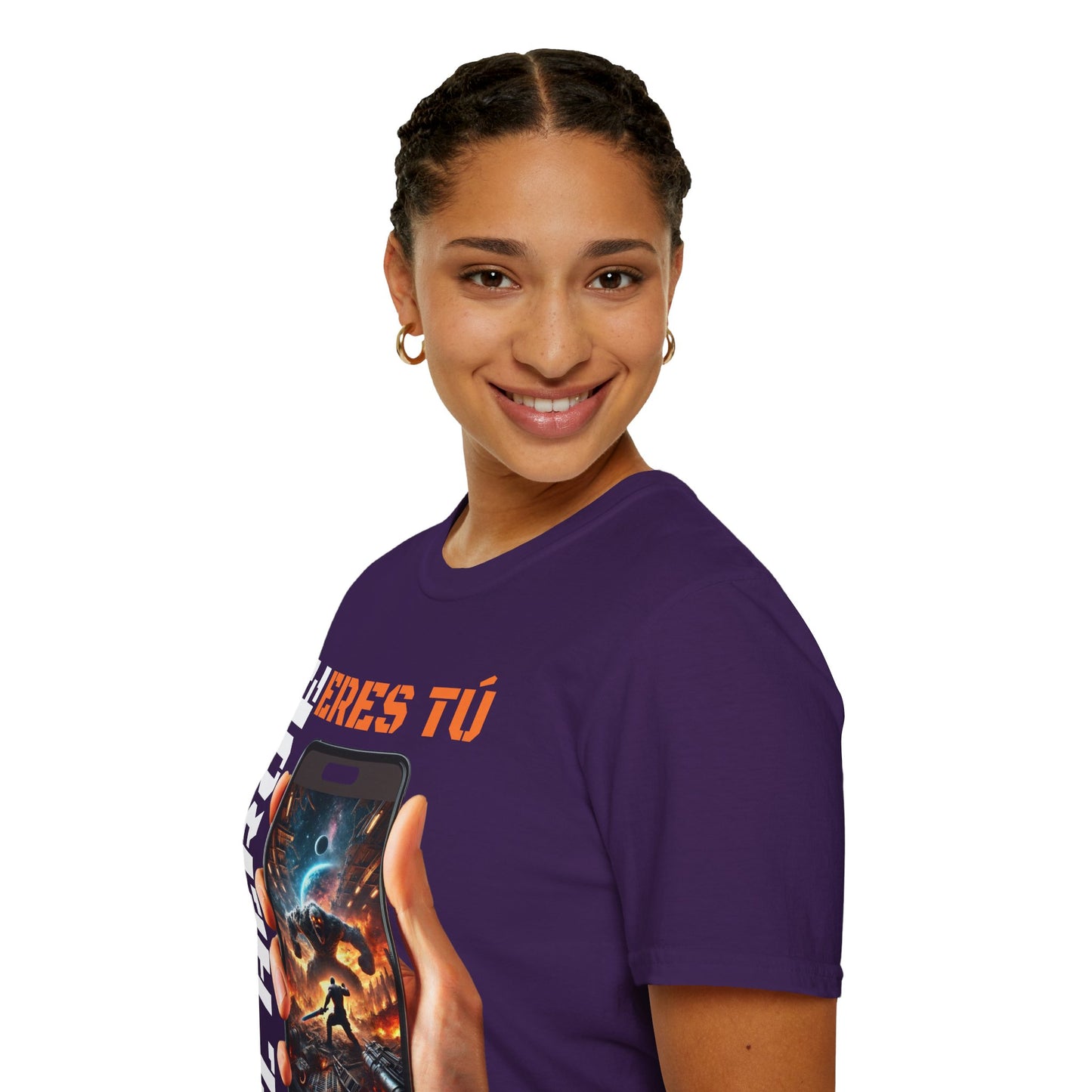 CAMISETA HOMBRE ALFA "EL HÉROE ERES TÚ".(EUROPA).