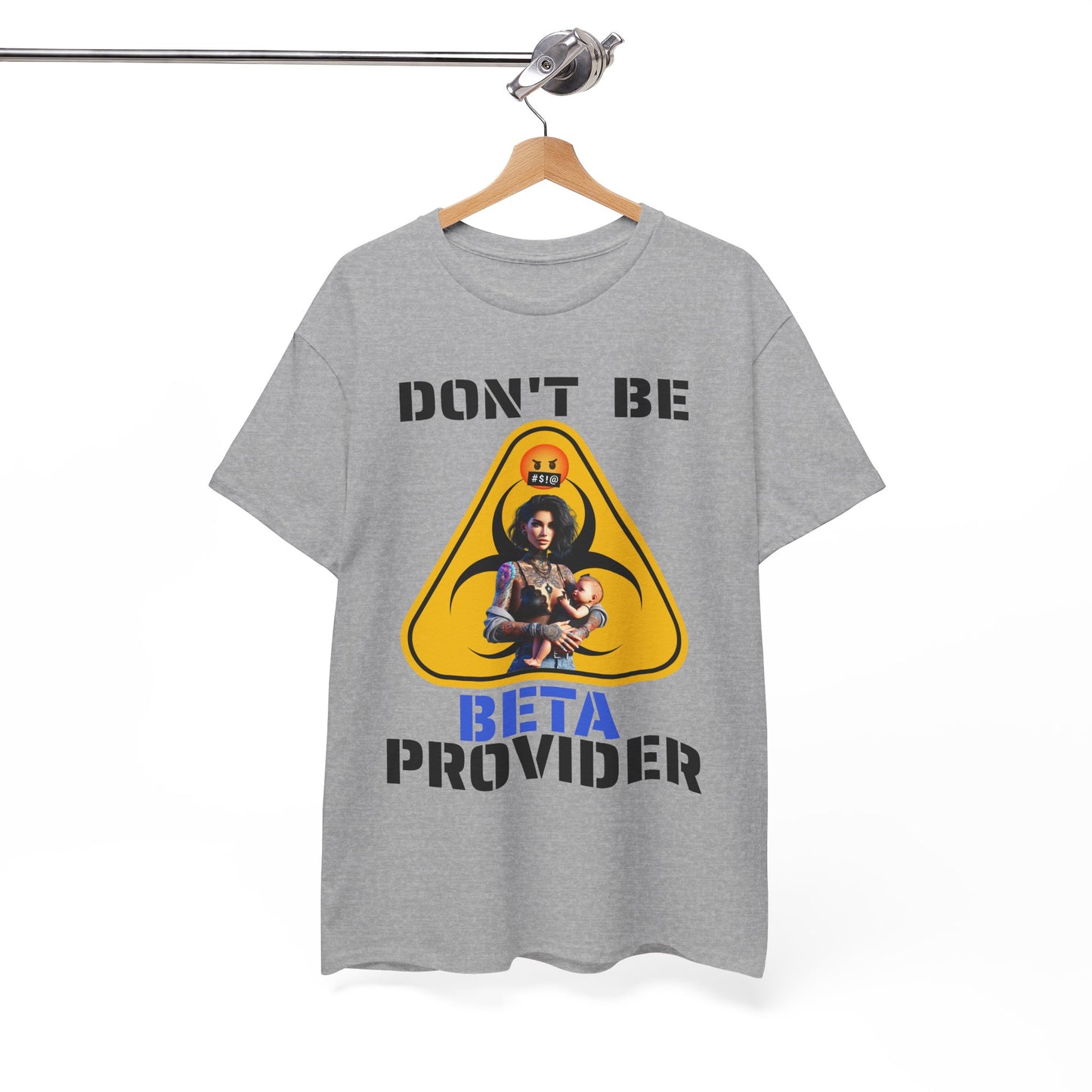 CAMISETA HOMBRE ALFA "DON'T BE BETA PROVIDER"(USA).