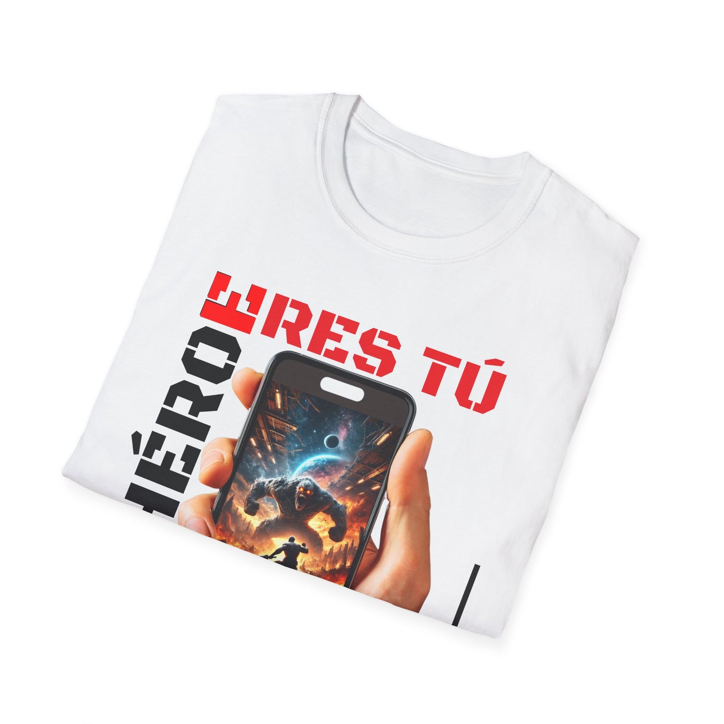 CAMISETA HOMBRE ALFA "EL HÉROE ERES TÚ".(USA).