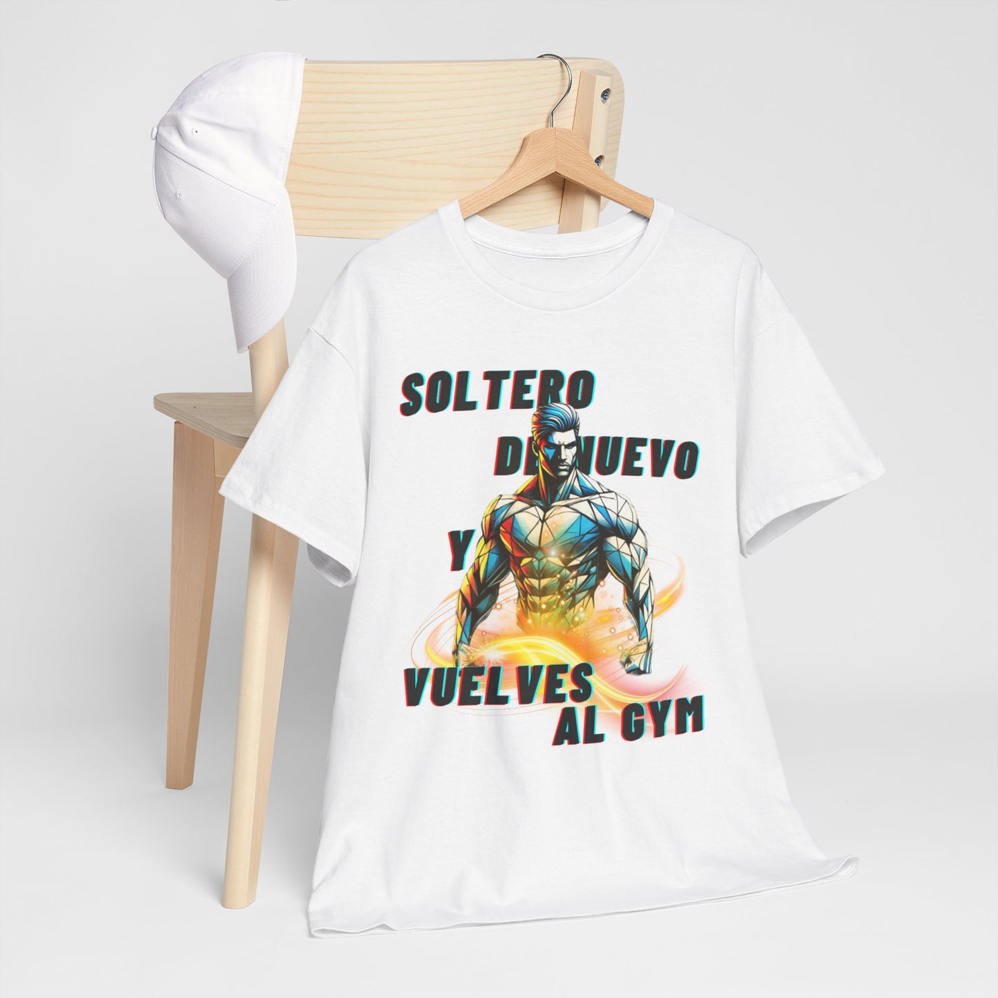 CAMISETA HOMBRE ALFA "SOLTERO DE NUEVO.."(EUROPA)