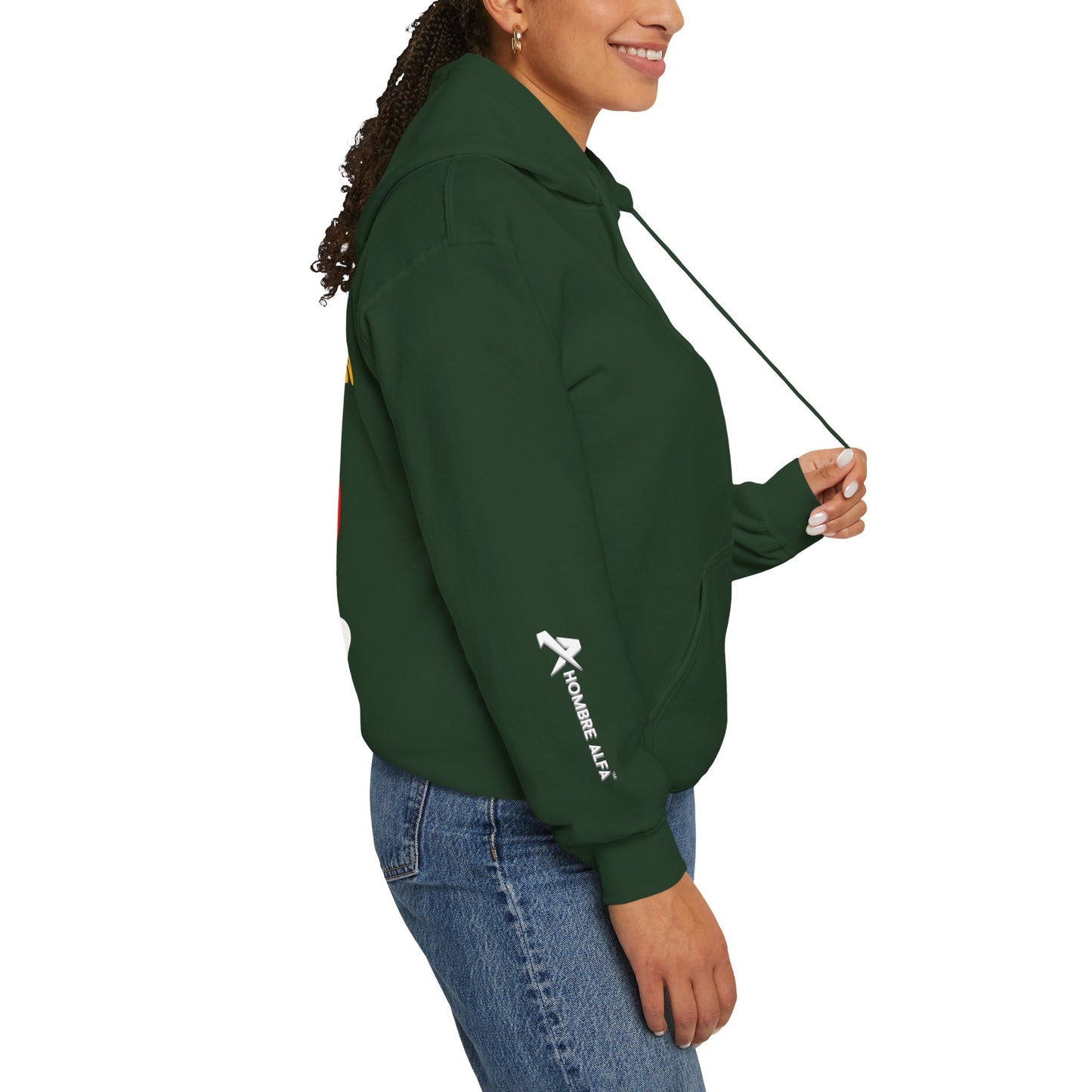 SUDADERA CON GORRO HOMBRE ALFA, "ELLAS DESPRECIAN AL SIMP".(USA).