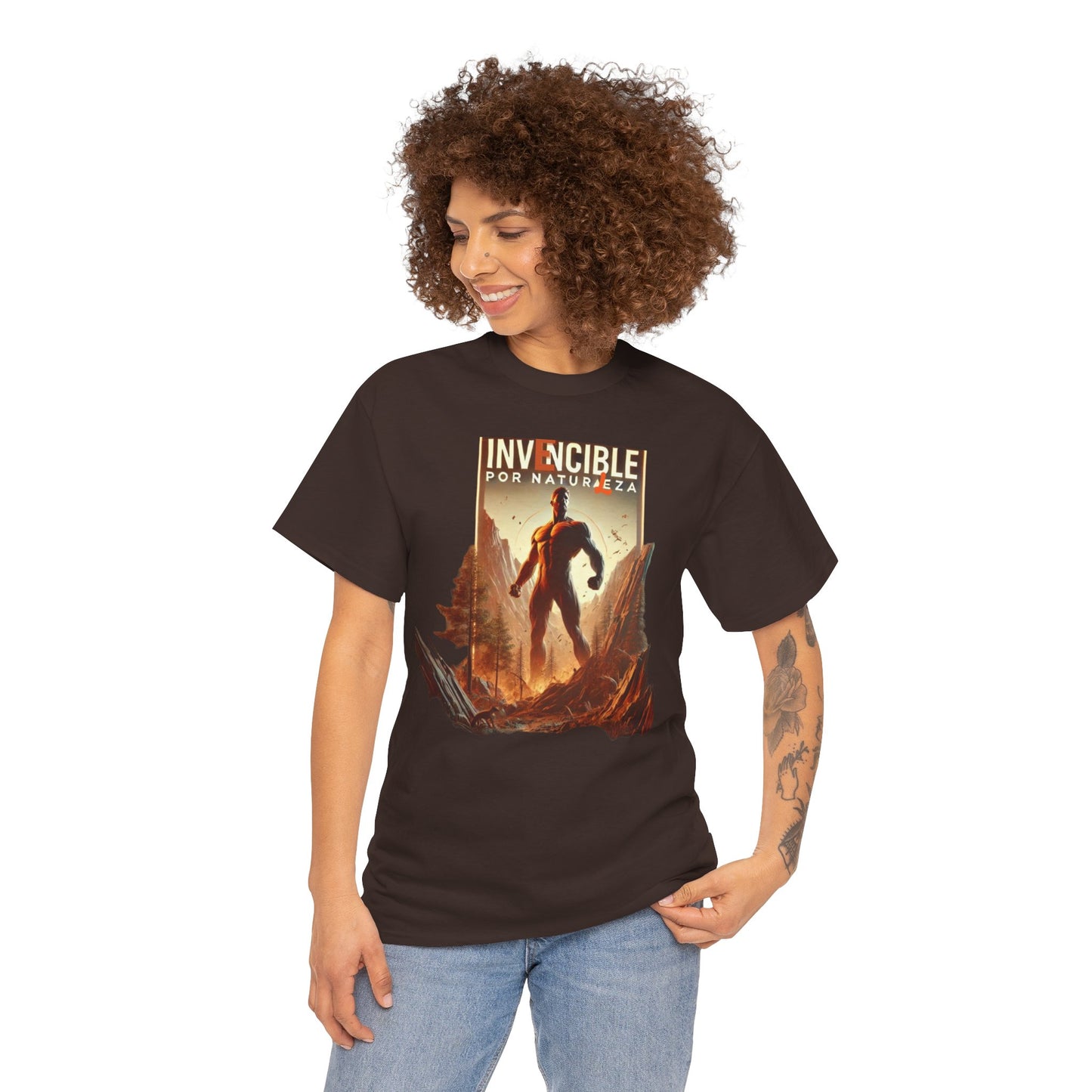 CAMISETA HOMBRE ALFA "INVENCIBLE POR NATURALEZA".(EUROPA).