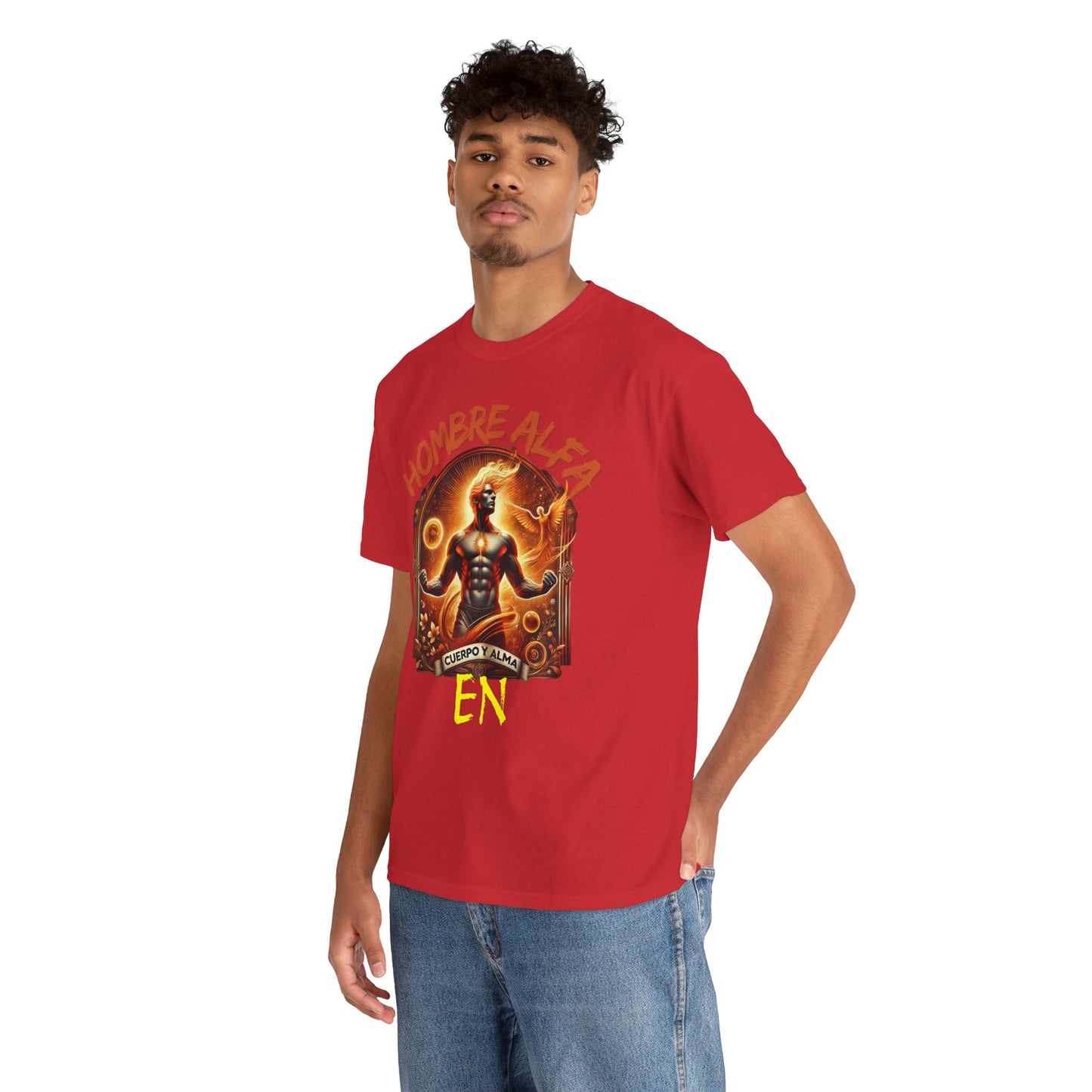 CAMISETA HOMBRE ALFA " EN CUERPO Y ALMA".(USA).