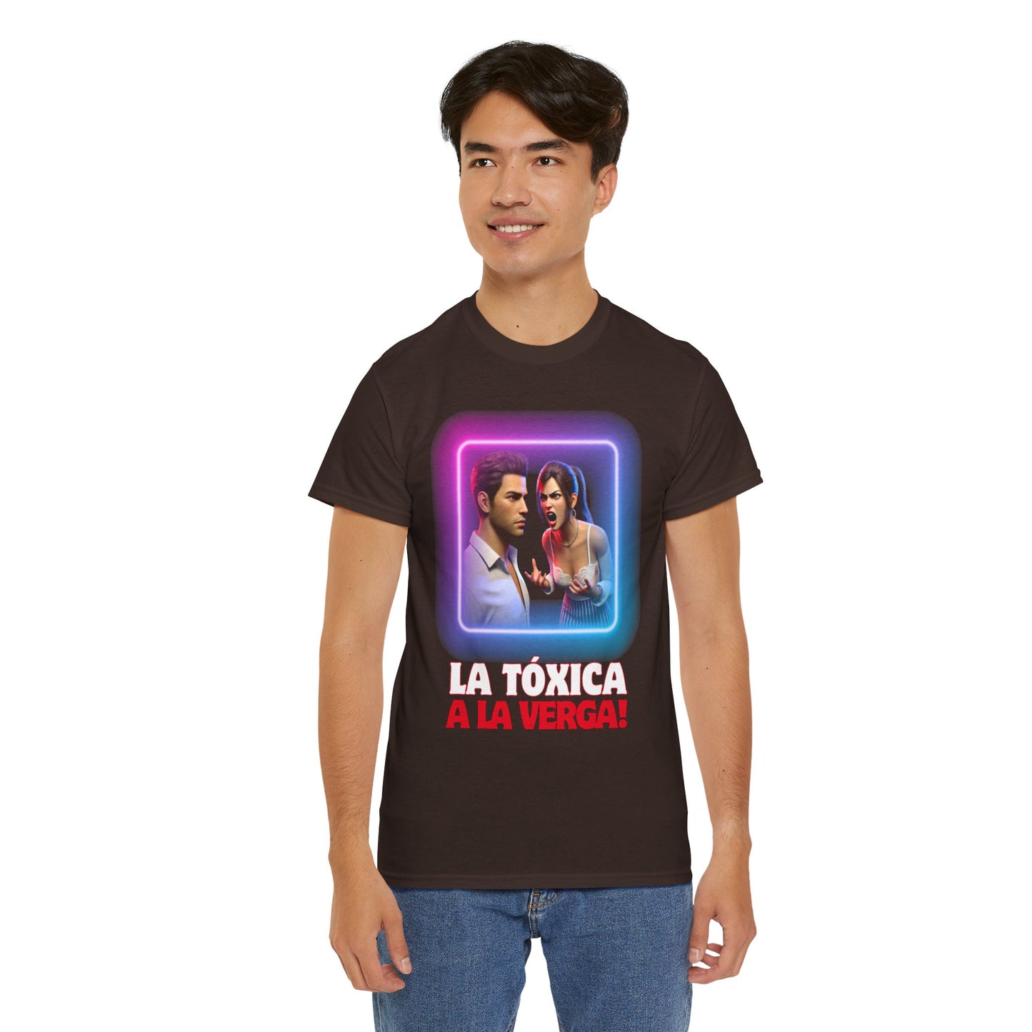 CAMISETA HOMBRE ALFA "LA TÓXICA A LA VERGA".(EUROPA).