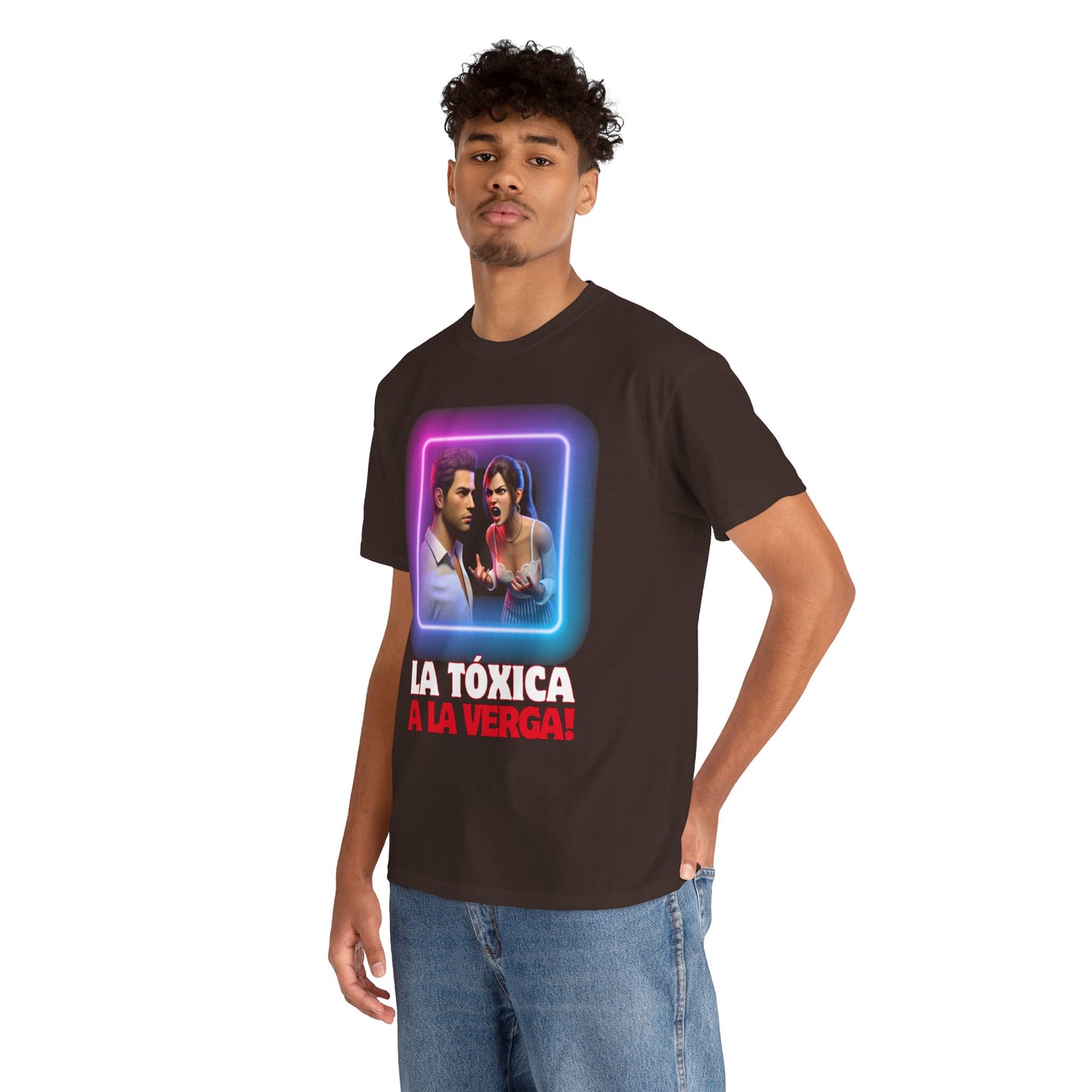 CAMISETA HOMBRE ALFA "LA TÓXICA A LA VERGA".(EUROPA).