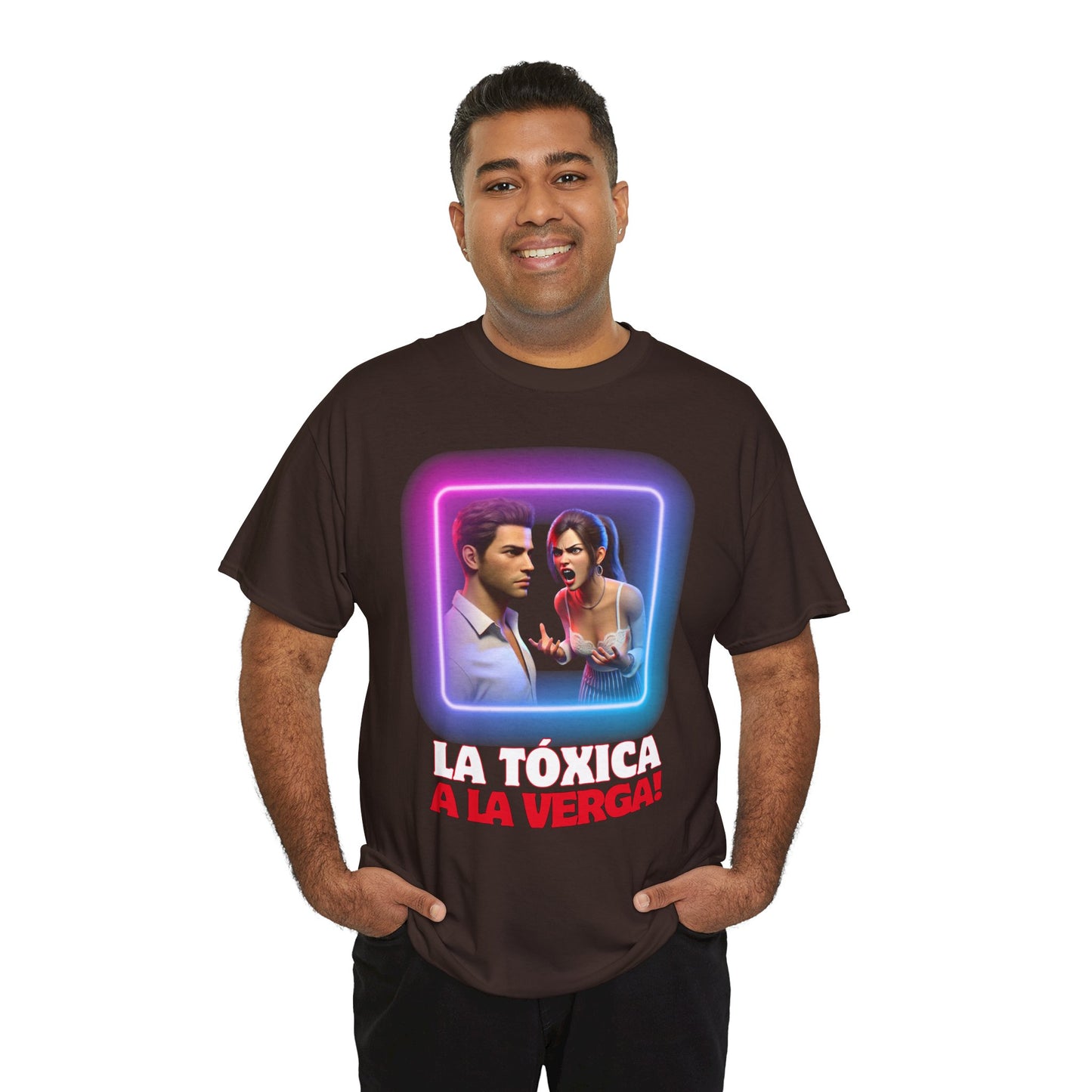 CAMISETA HOMBRE ALFA "LA TÓXICA A LA VERGA".(EUROPA).