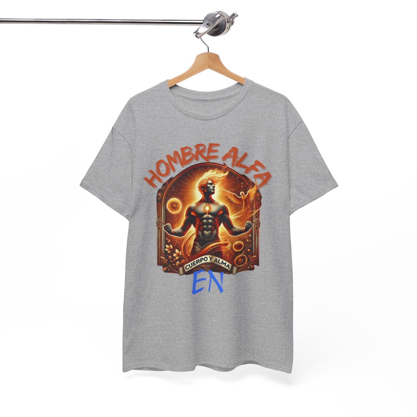 CAMISETA HOMBRE ALFA " EN CUERPO Y ALMA".(USA).