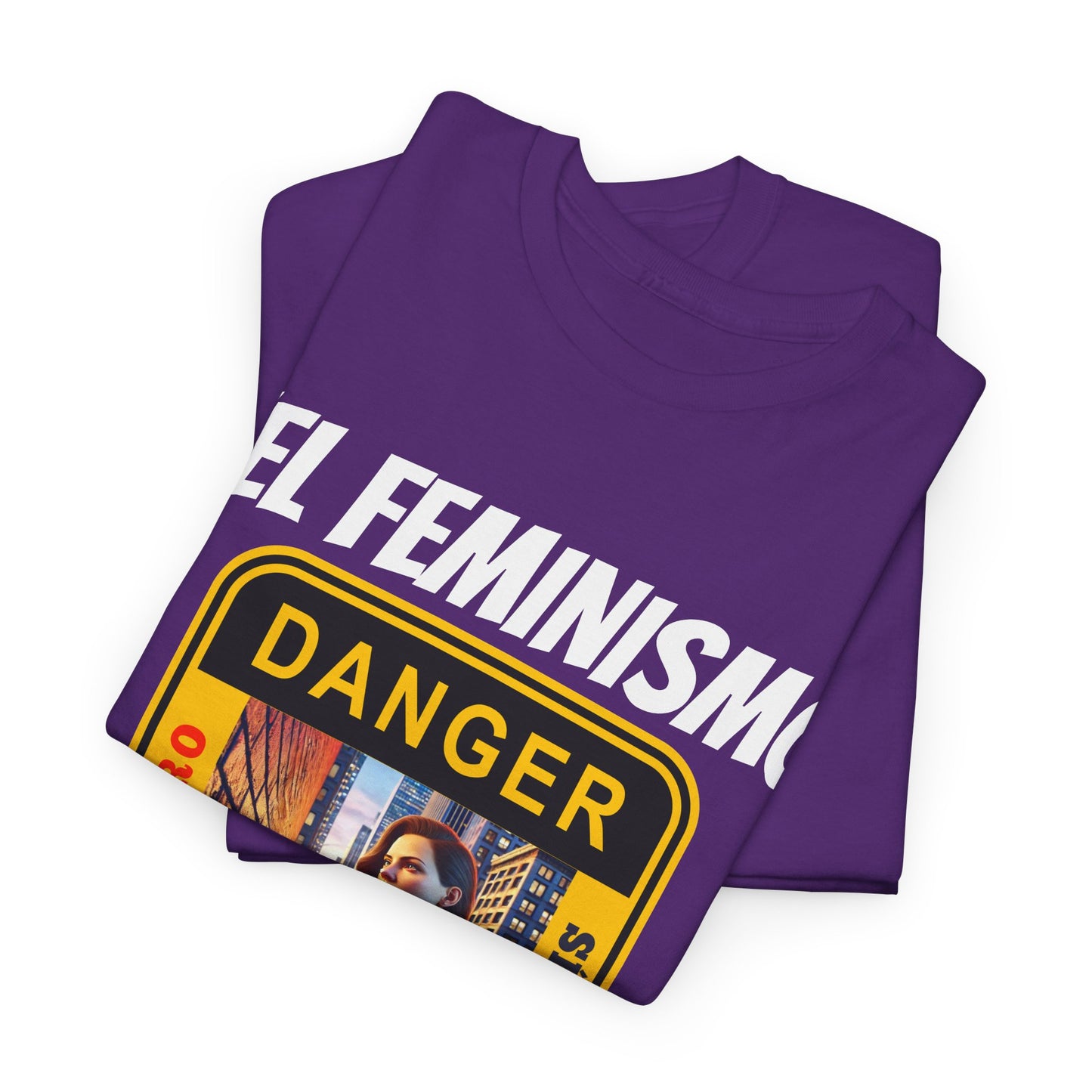 CAMISETA HOMBRE ALFA "EL FEMINISMO TE ENGAÑA".(EUROPA)