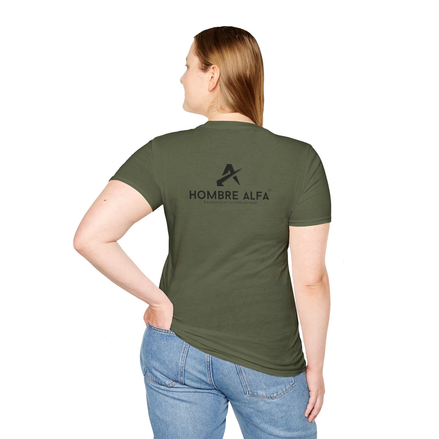 CAMISETA HOMBRE ALFA "EL AMOR NO ES GRATIS".(USA)
