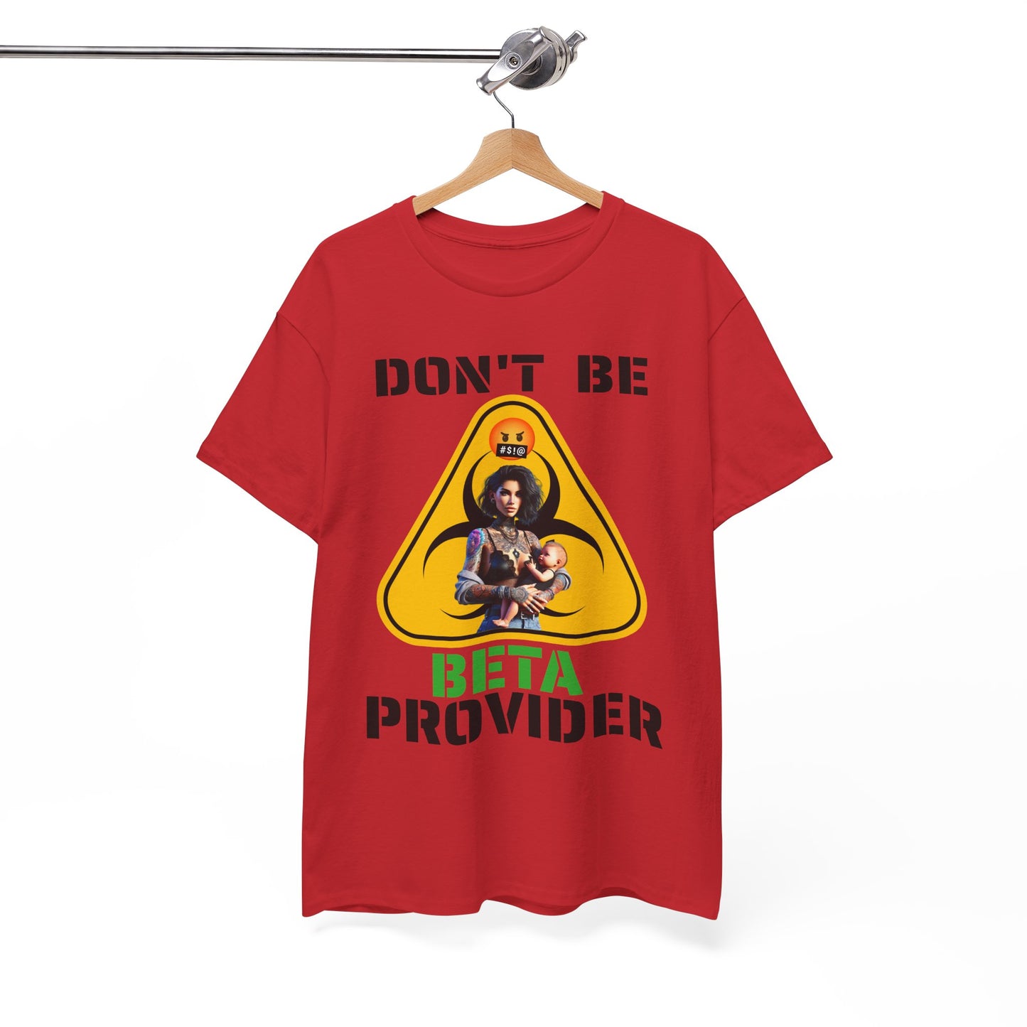 CAMISETA HOMBRE ALFA "DON'T BE BETA PROVIDER"(USA).