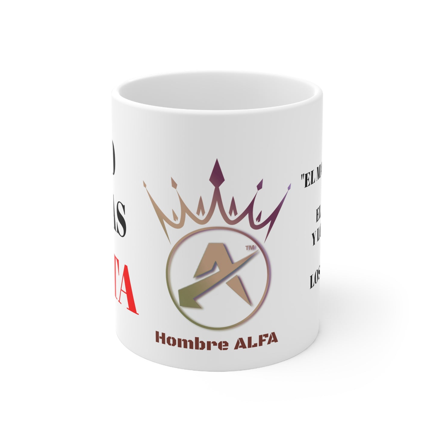 TAZA HOMBRE ALFA, "EL MATRIMONIO ES EL ATAÚD Y LOS HIJOS SON LOS CLAVOS". (EUROPA).
