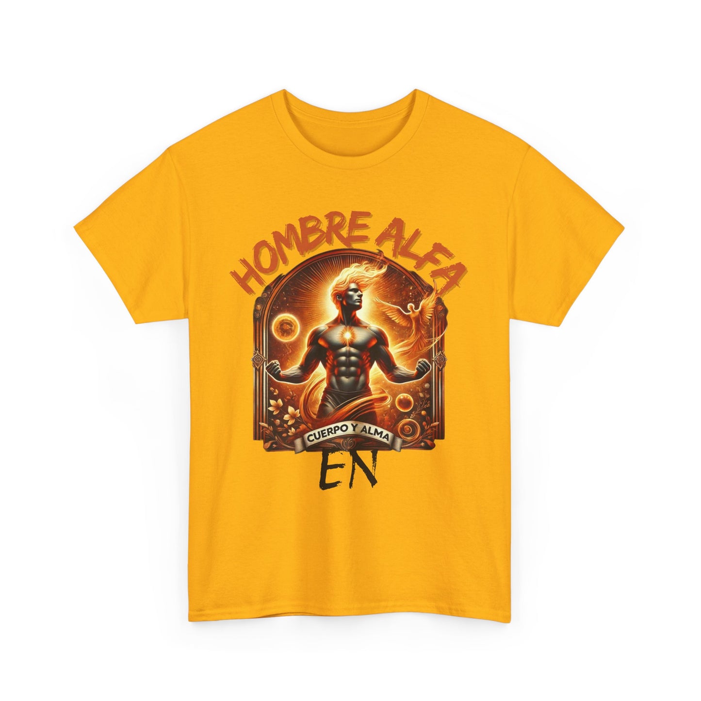 CAMISETA HOMBRE ALFA " EN CUERPO Y ALMA".(USA).