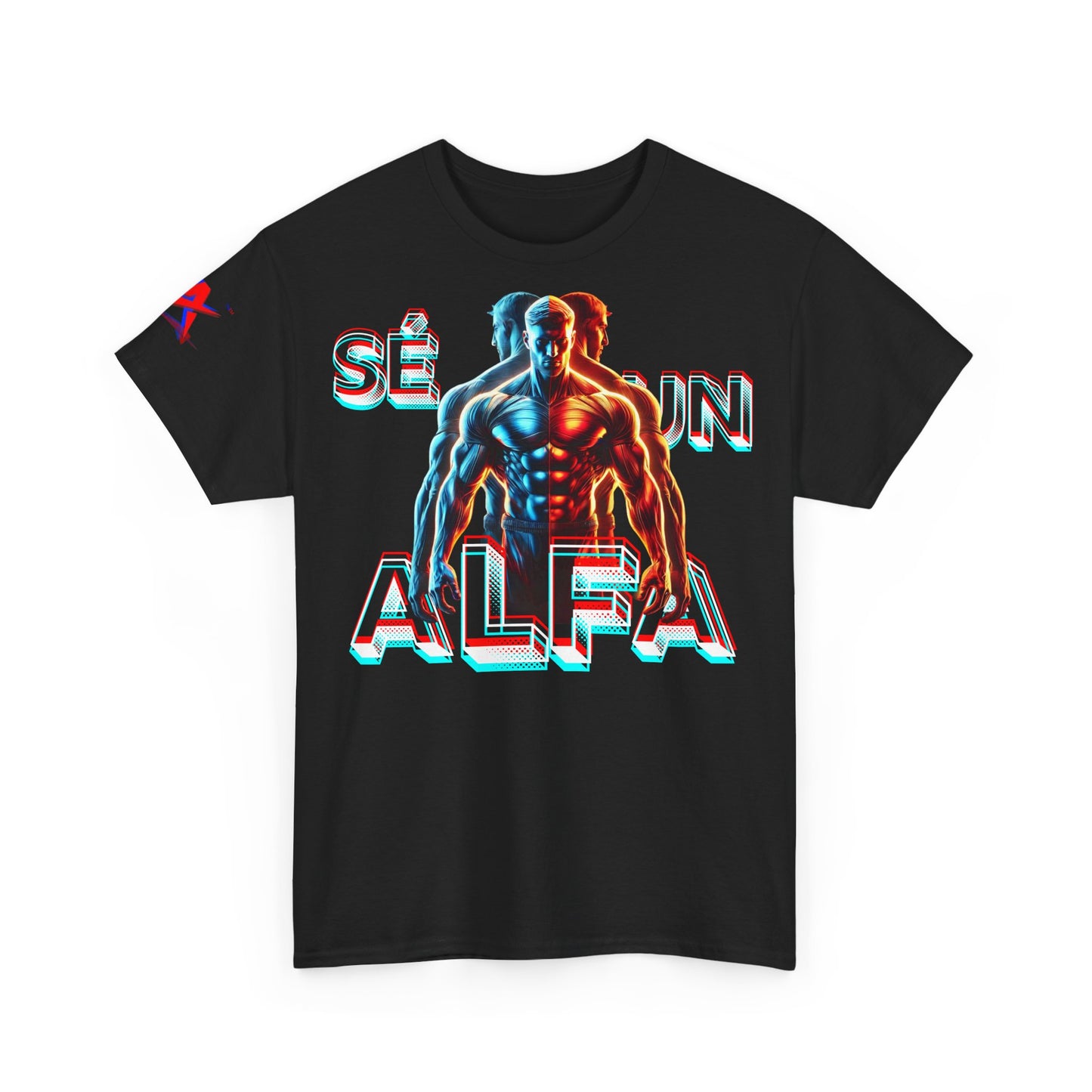 CAMISETA HOMBRE ALFA "SÉ UN ALFA".(EUROPA).