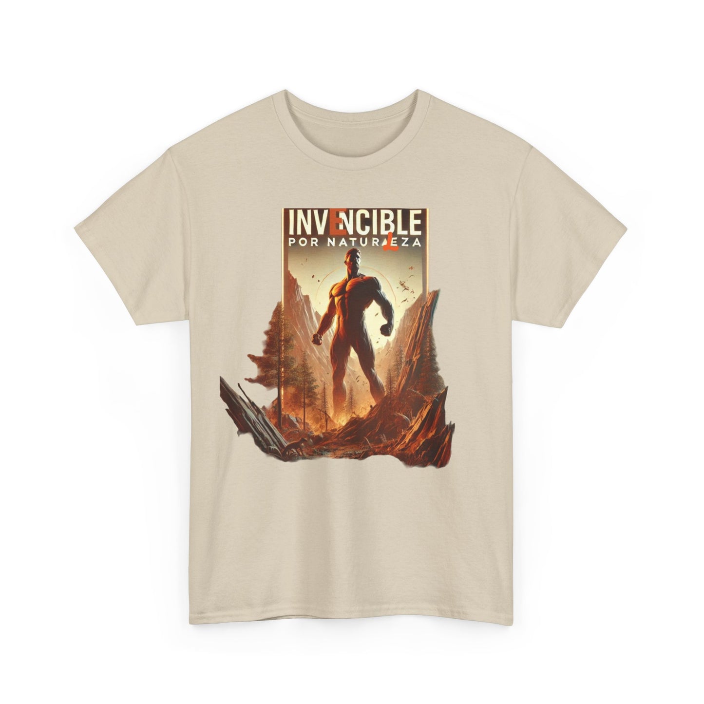 CAMISETA HOMBRE ALFA "INVENCIBLE POR NATURALEZA".(EUROPA).