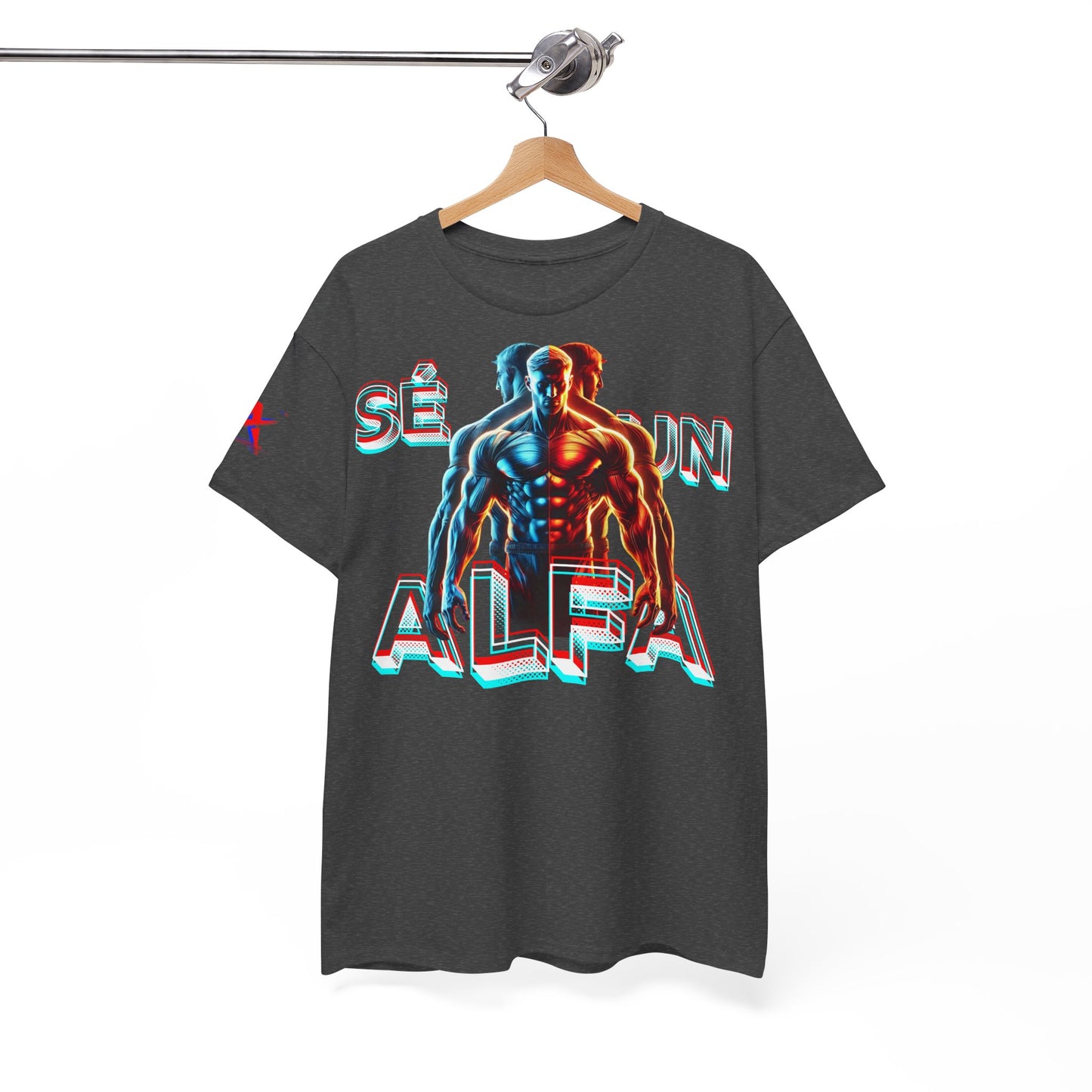 CAMISETA HOMBRE ALFA "SÉ UN ALFA".(EUROPA).