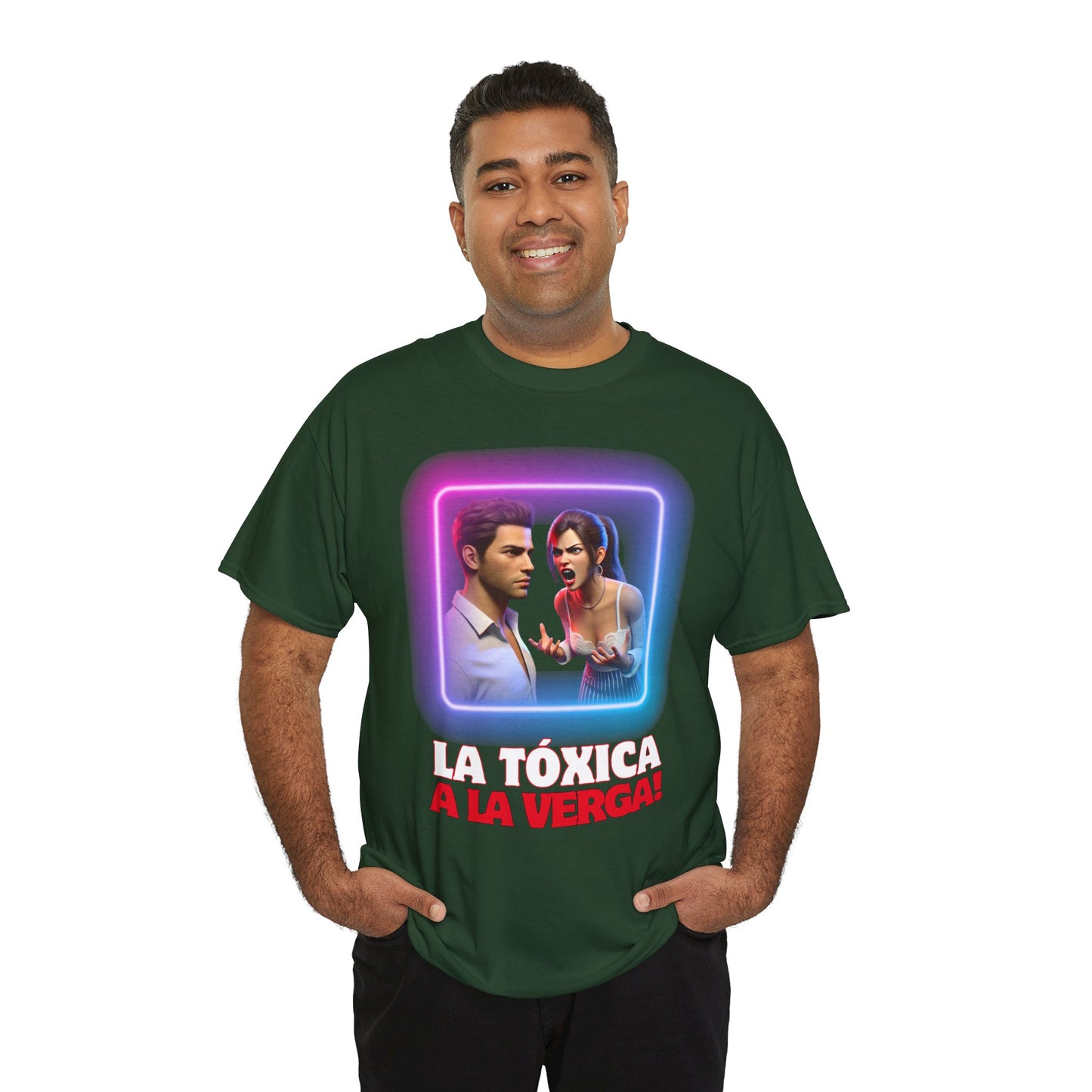 CAMISETA HOMBRE ALFA "LA TÓXICA A LA VERGA".(EUROPA).