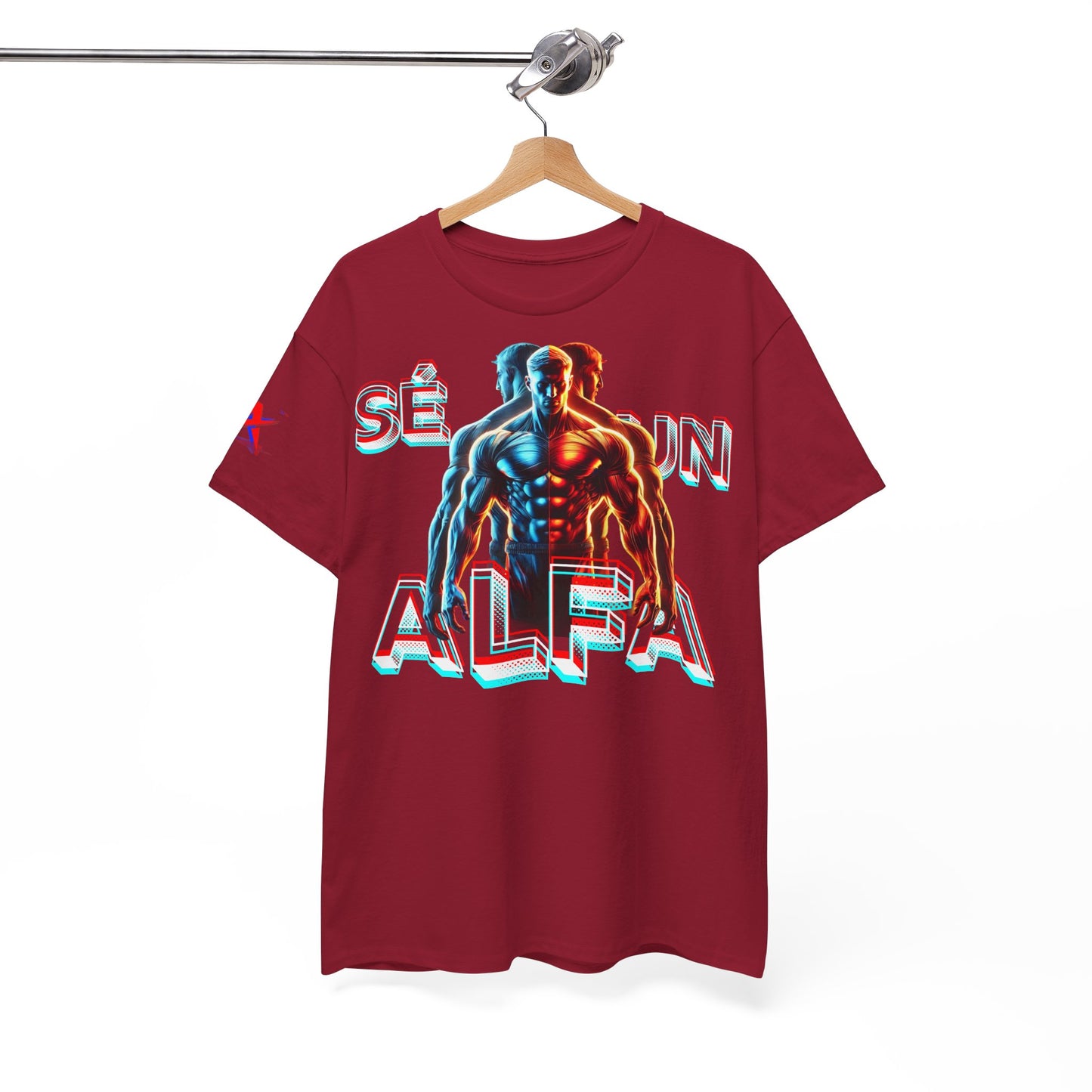 CAMISETA HOMBRE ALFA "SÉ UN ALFA".(EUROPA).