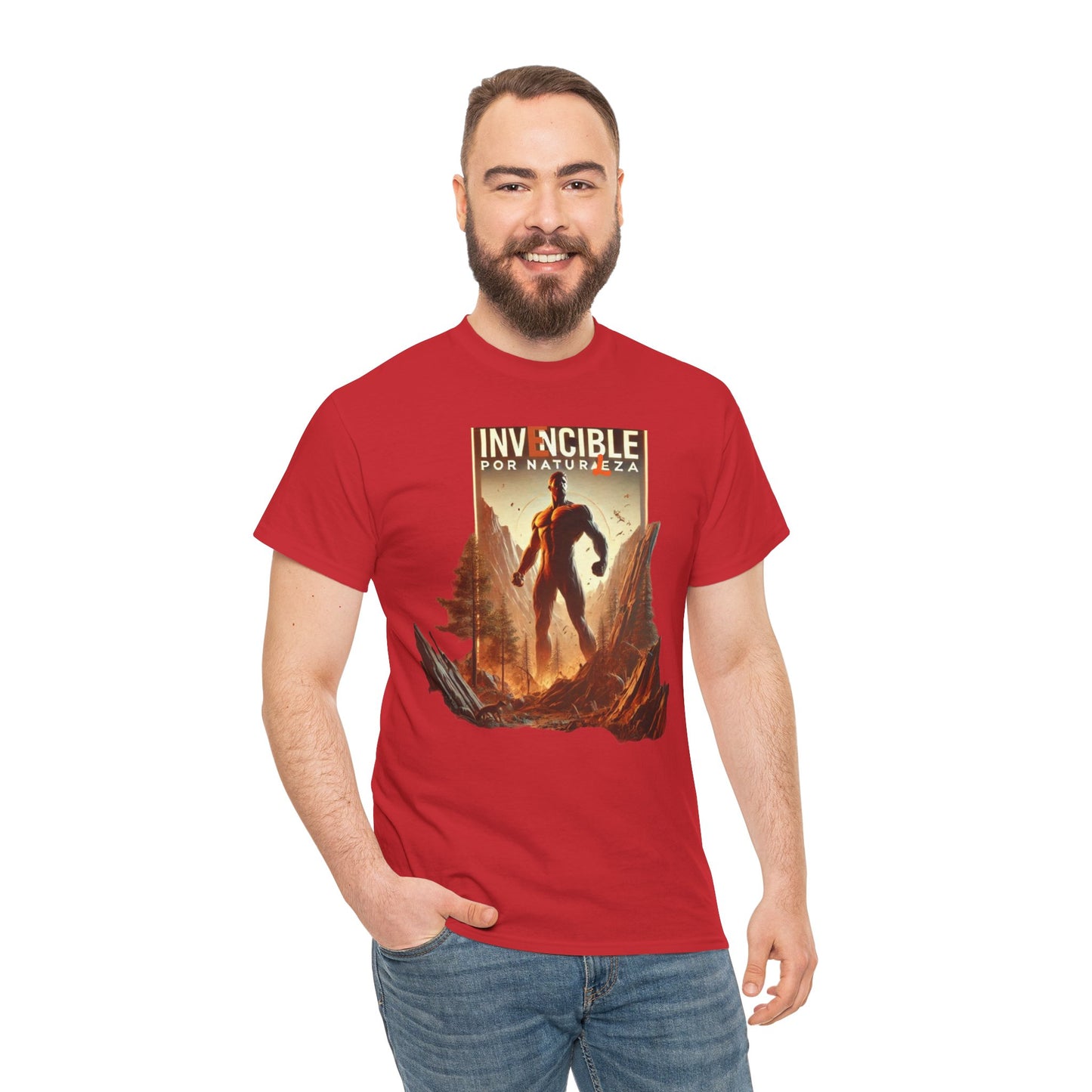 CAMISETA HOMBRE ALFA "INVENCIBLE POR NATURALEZA".(EUROPA).