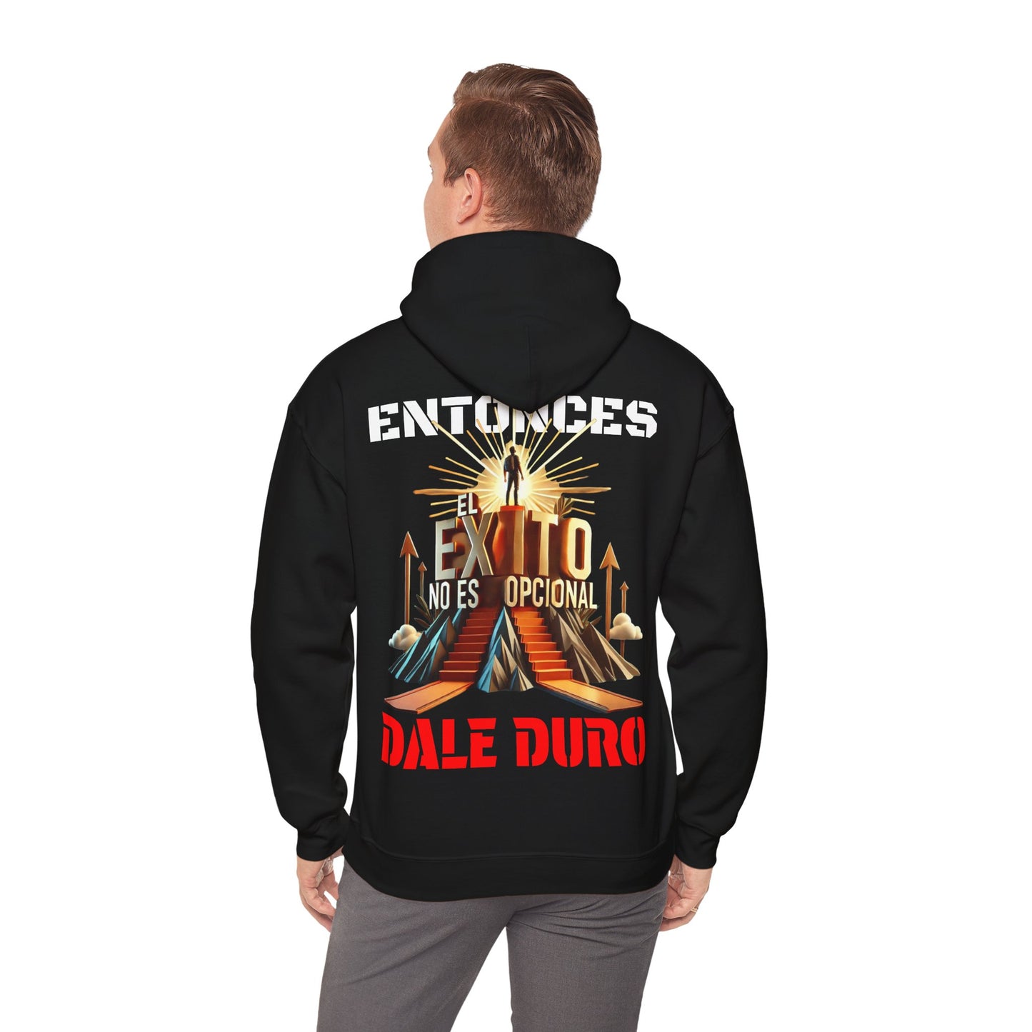 SUDADERA CON GORRO "EL ÉXITO NO ES OPCIONAL" (EUROPA).