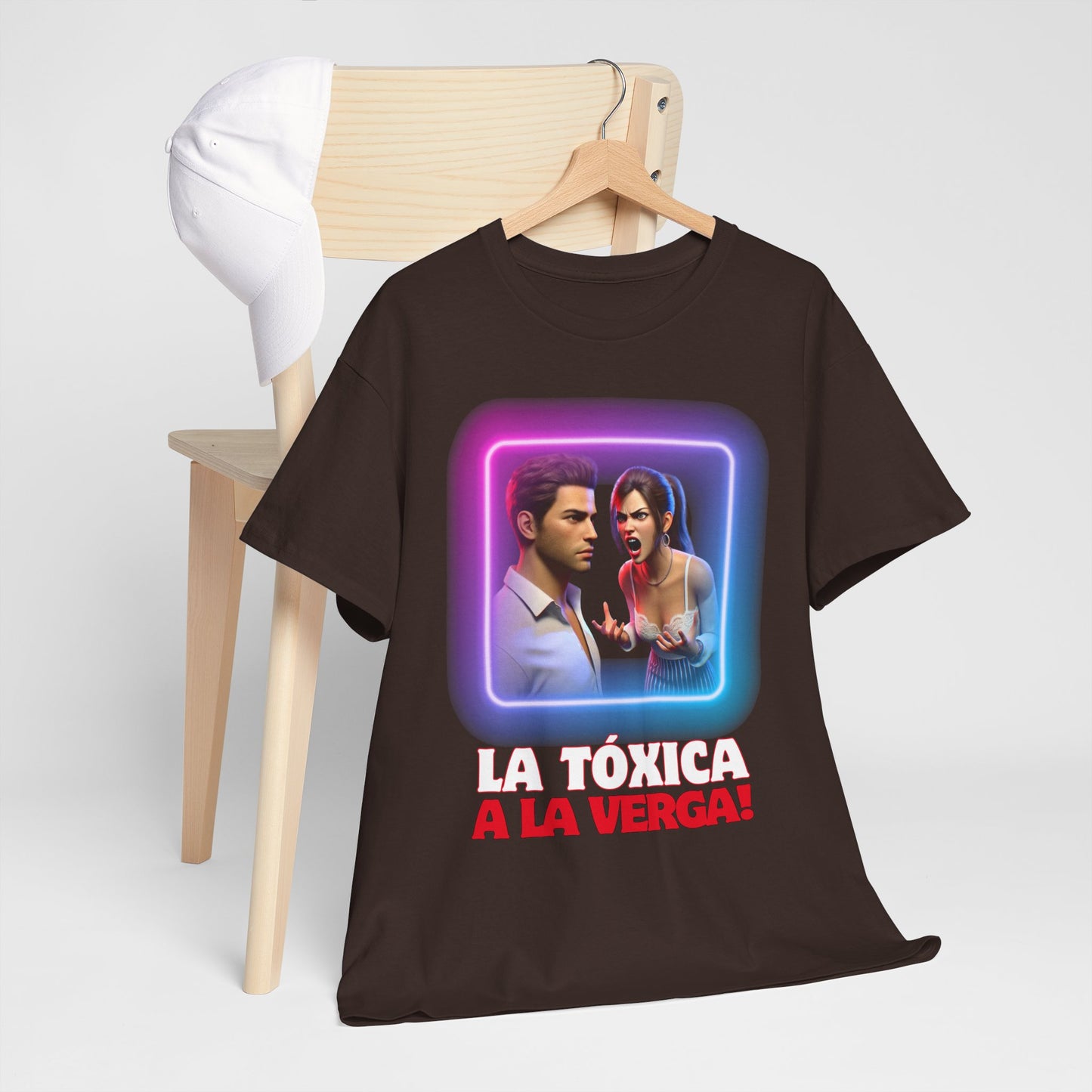 CAMISETA HOMBRE ALFA "LA TÓXICA A LA VERGA".(EUROPA).