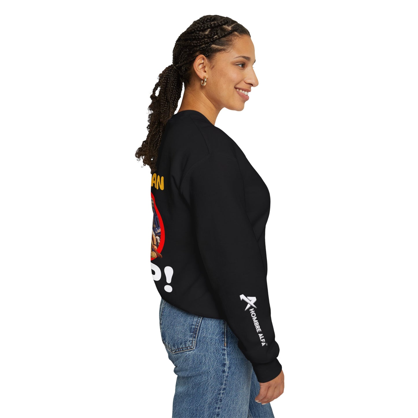 SUDADERA HOMBRE ALFA "ELLAS DESPRECIAN AL SIMP"(USA).