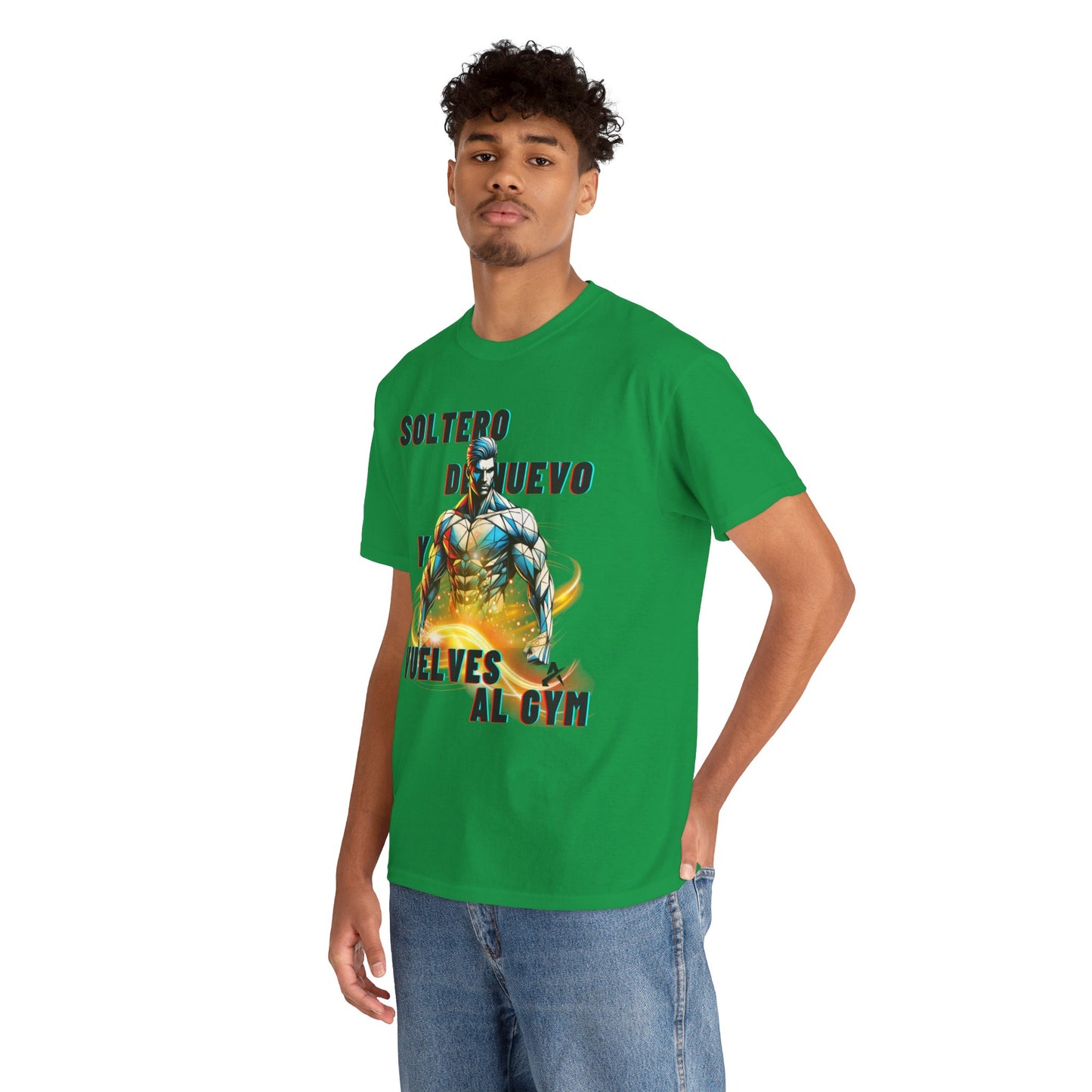 CAMISETA HOMBRE ALFA "SOLTERO DE NUEVO.."(EUROPA)