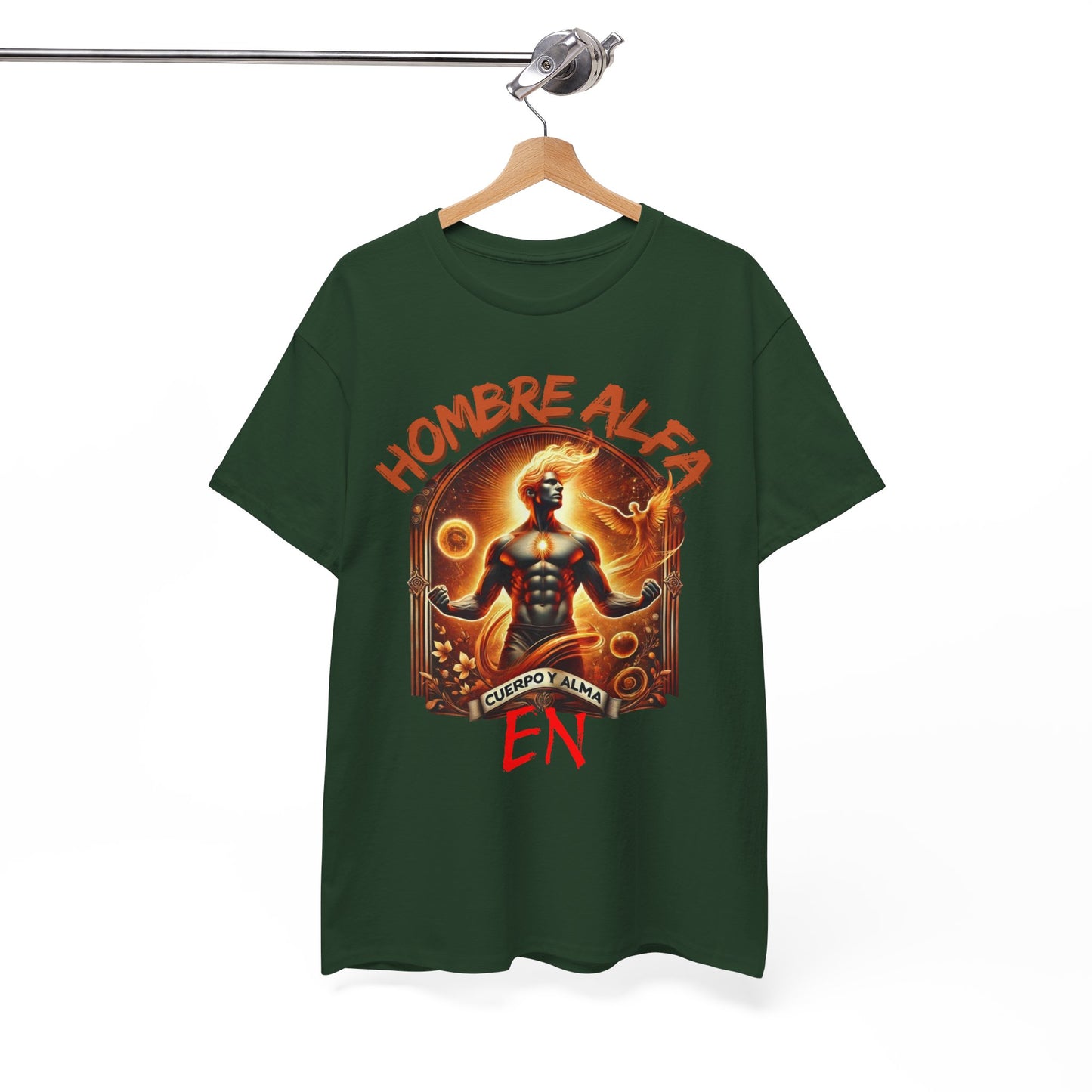 CAMISETA HOMBRE ALFA " EN CUERPO Y ALMA".(USA).
