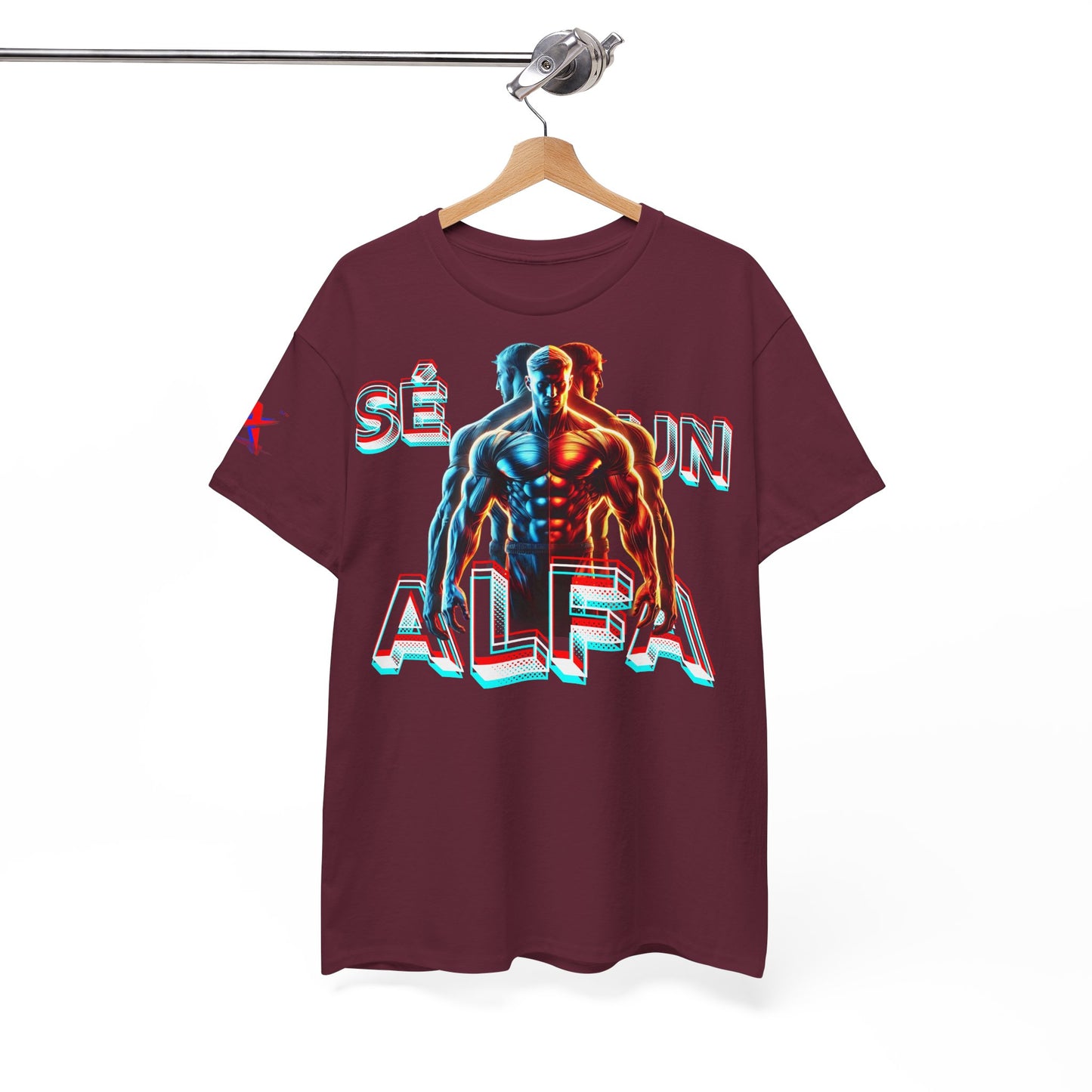 CAMISETA HOMBRE ALFA "SÉ UN ALFA".(EUROPA).