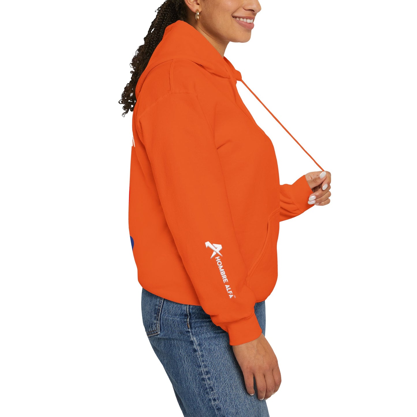 SUDADERA CON GORRO HOMBRE ALFA, "ELLAS DESPRECIAN AL SIMP".(USA).