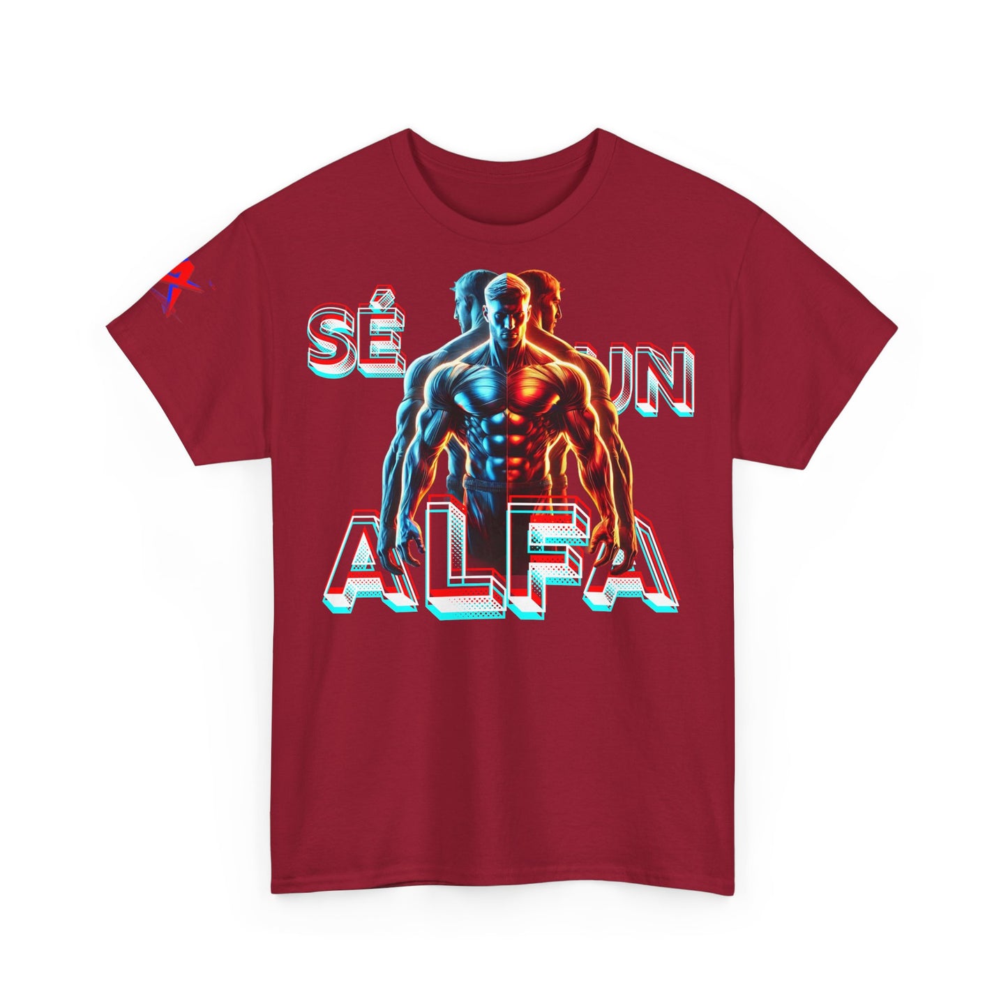 CAMISETA HOMBRE ALFA "SÉ UN ALFA".(EUROPA).