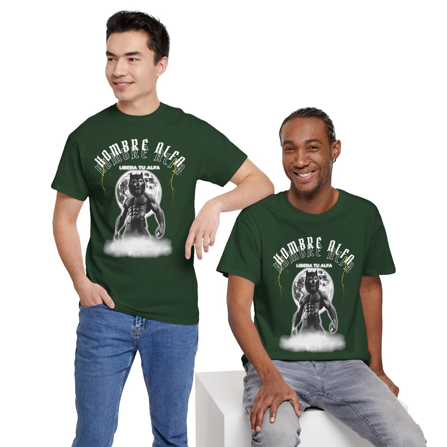 CAMISETA HOMBRE ALFA "LIBERA TU ALFA" (USA)