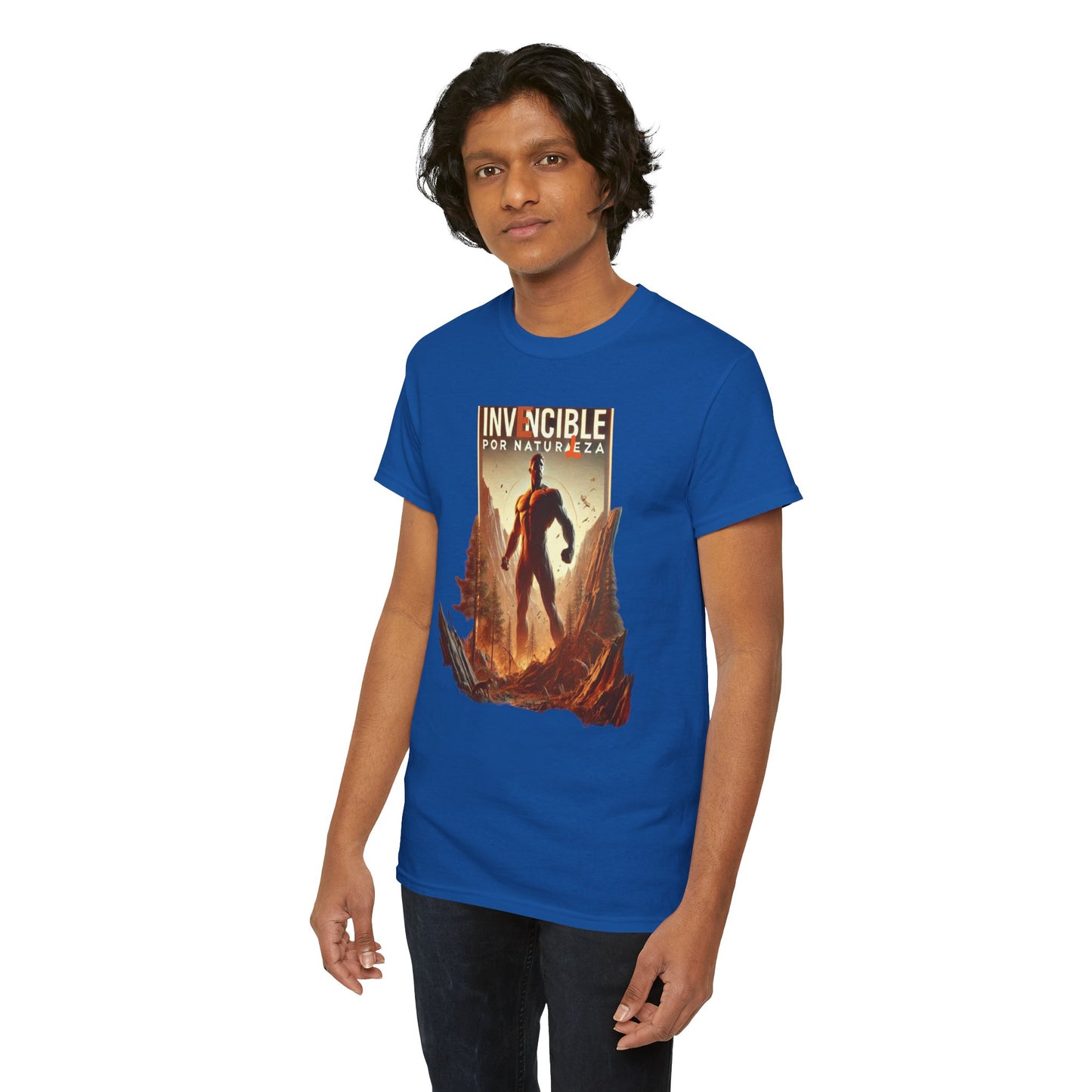 CAMISETA HOMBRE ALFA "INVENCIBLE POR NATURALEZA".(EUROPA).