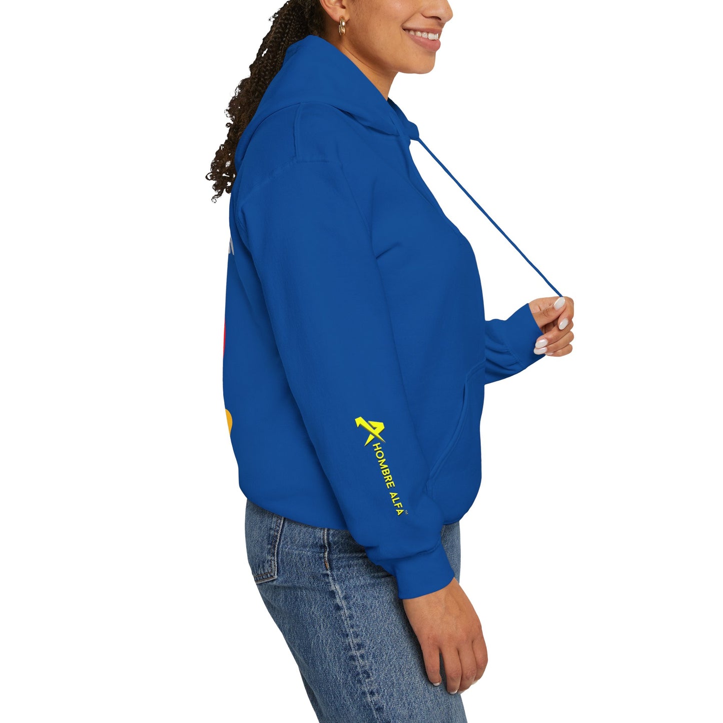 SUDADERA CON GORRO HOMBRE ALFA, "ELLAS DESPRECIAN AL SIMP".(USA).