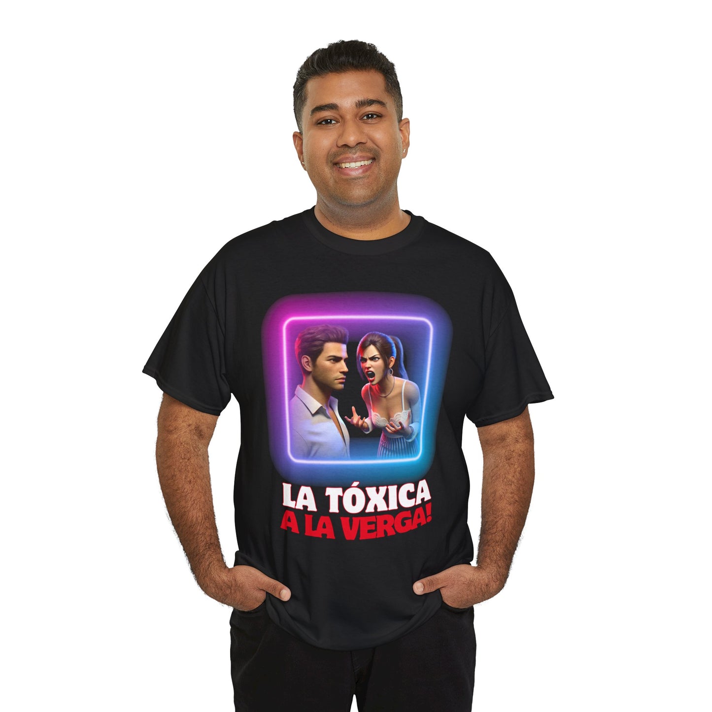 CAMISETA HOMBRE ALFA "LA TÓXICA A LA VERGA".(EUROPA).