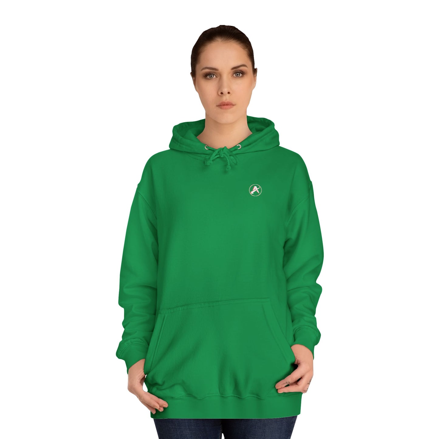 SUDADERA CON CAPUCHA HOMBRE ALFA "EL FEMINISMO TE ENGAÑA".(USA).