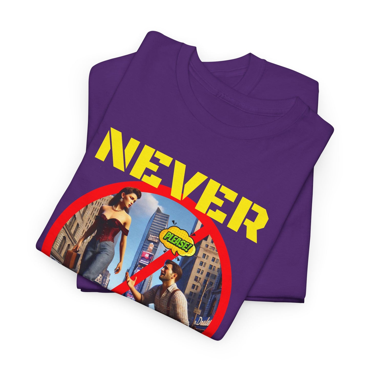 CAMISETA HOMBRE ALFA "NEVER SIMP". (USA)